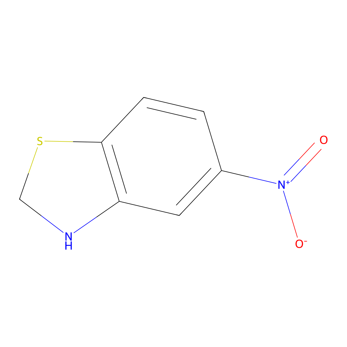 5-Nitro-2,3-dihydro-1,3-benzothiazole molecular structure, CAS 2060028-87-5