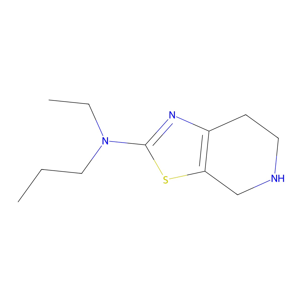 N-Ethyl-N-propyl-4H,5H,6H,7H-[1,3]thiazolo[5,4-c]pyridin-2-amine molecular structure, CAS 2060029-05-0