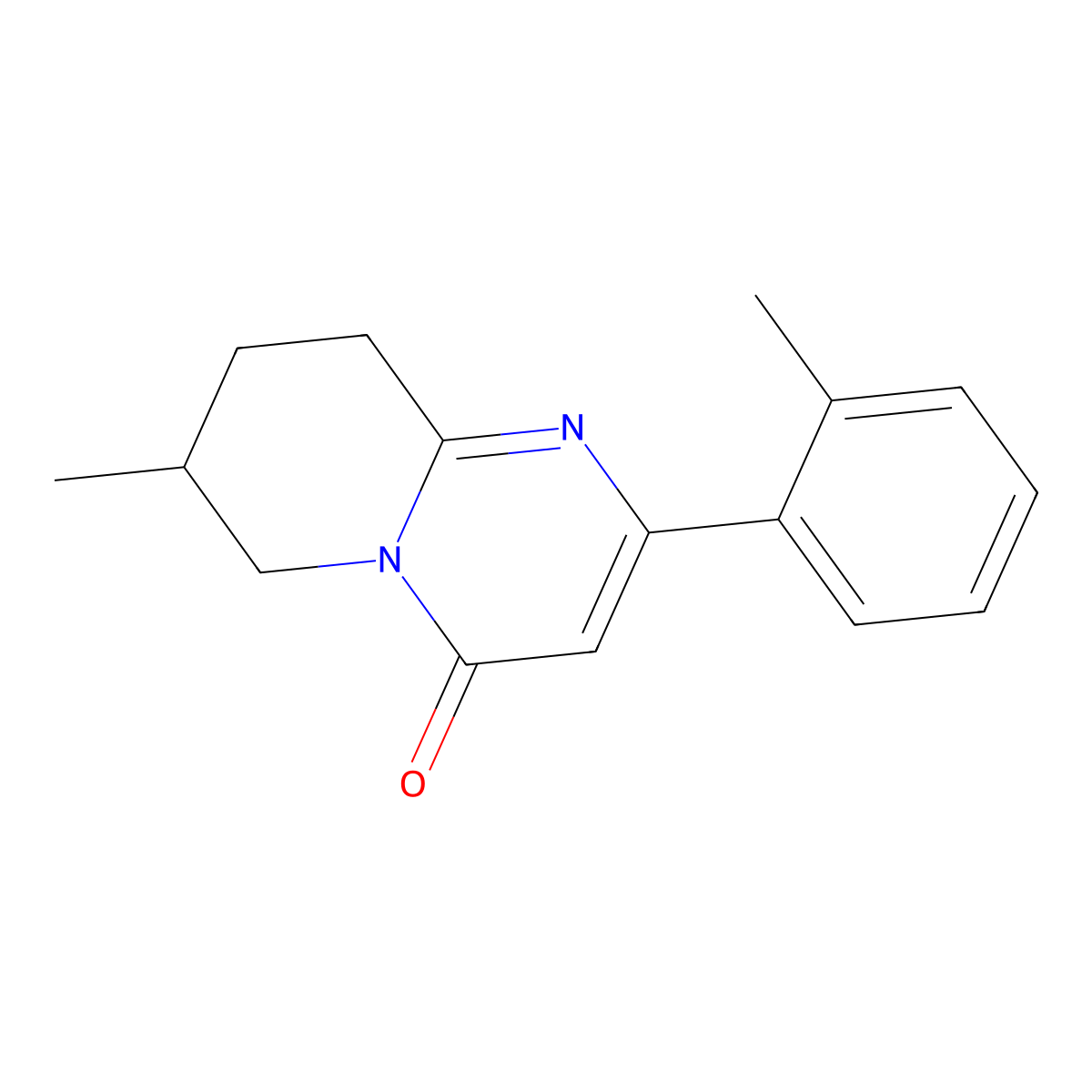 7-Methyl-2-(2-methylphenyl)-4H,6H,7H,8H,9H-pyrido[1,2-a]pyrimidin-4-one molecular structure, CAS 2060029-31-2