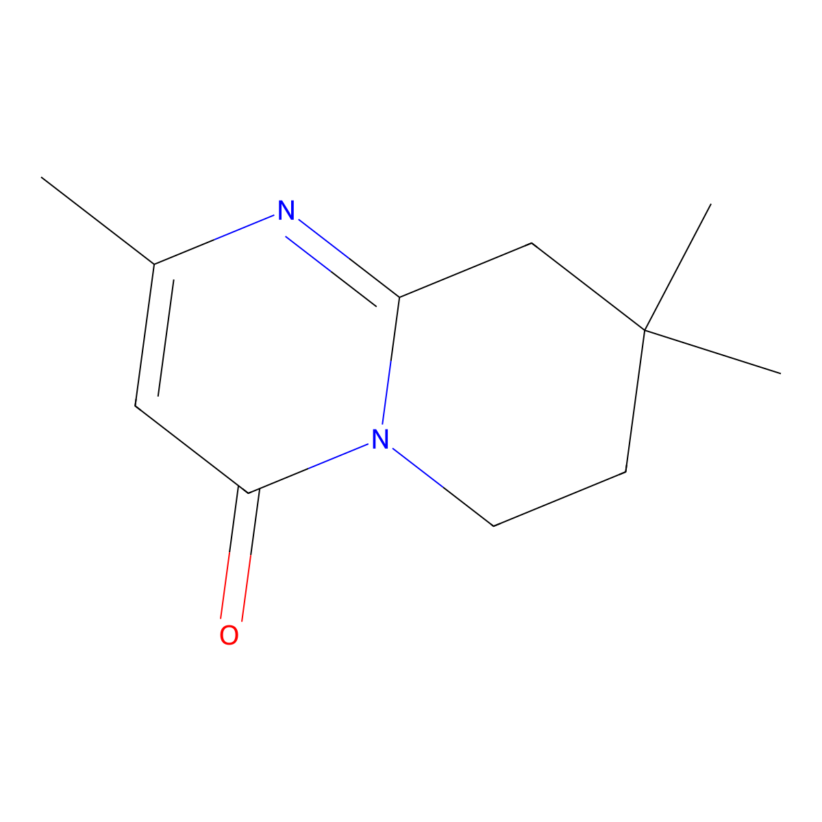 2,8,8-Trimethyl-4H,6H,7H,8H,9H-pyrido[1,2-a]pyrimidin-4-one molecular structure, CAS 2060029-32-3