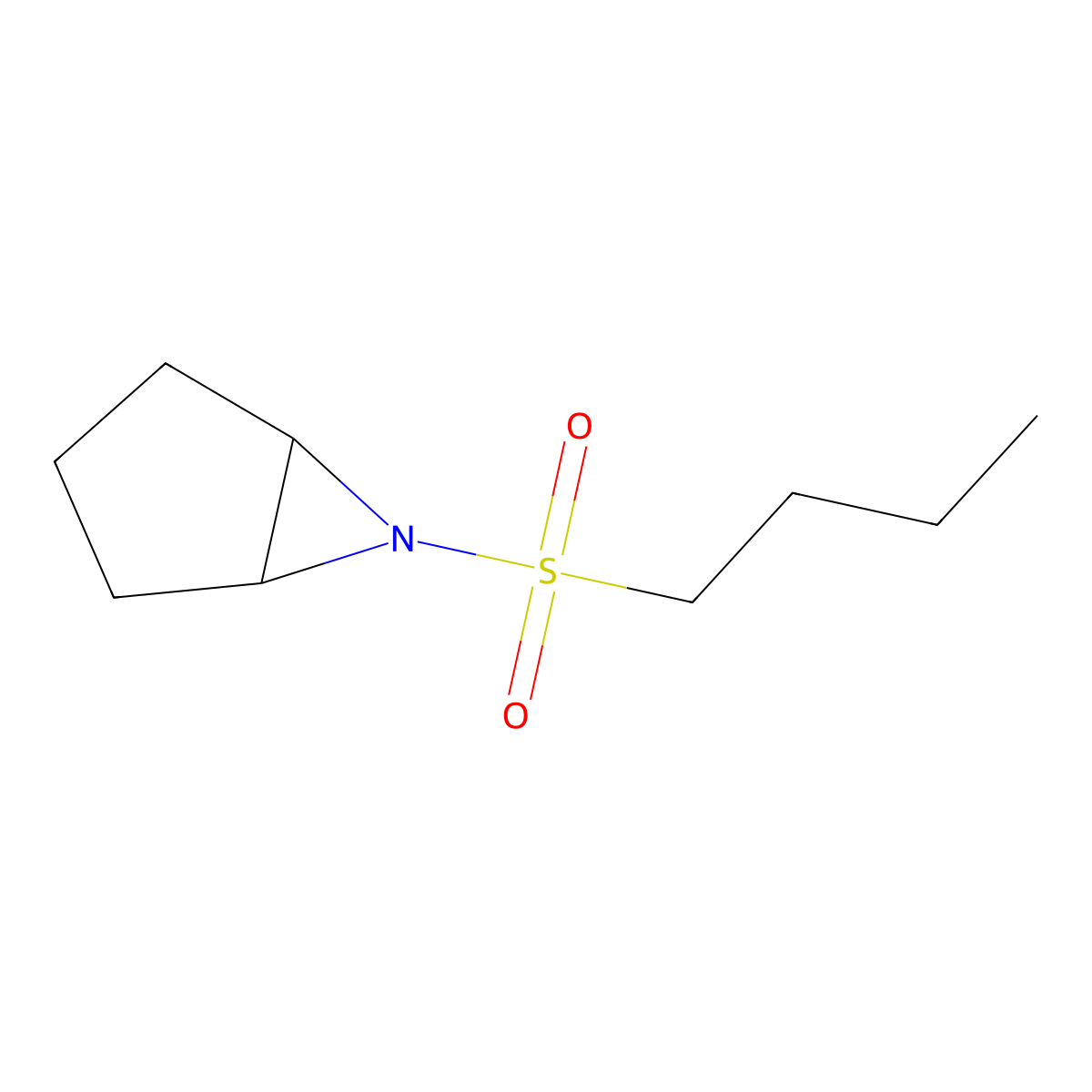 6-(Butane-1-sulfonyl)-6-azabicyclo[3.1.0]hexane molecular structure, CAS 2060029-61-8