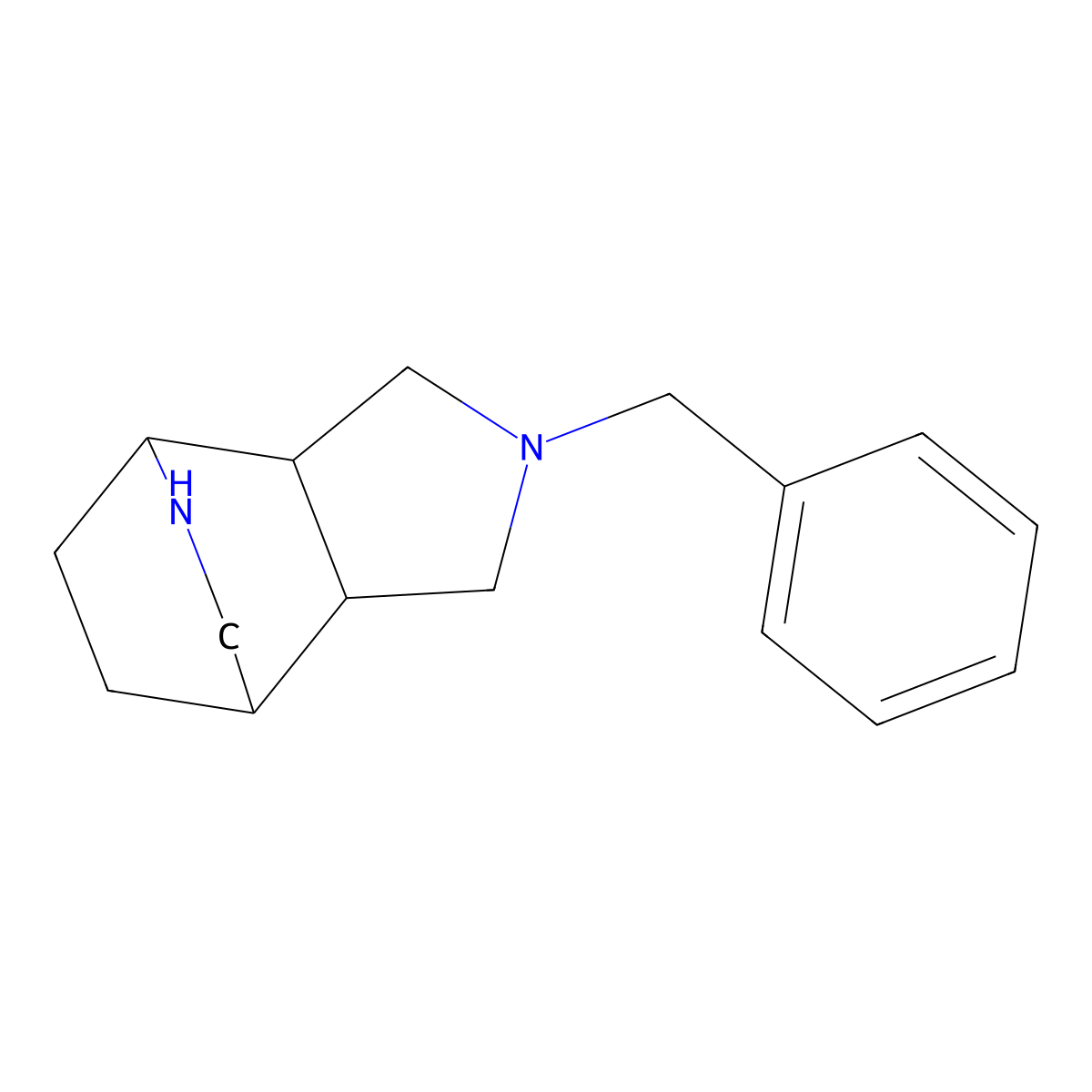 4-Benzyl-4,8-diazatricyclo[5.2.2.0,2,6]undecane molecular structure, CAS 2060030-54-6