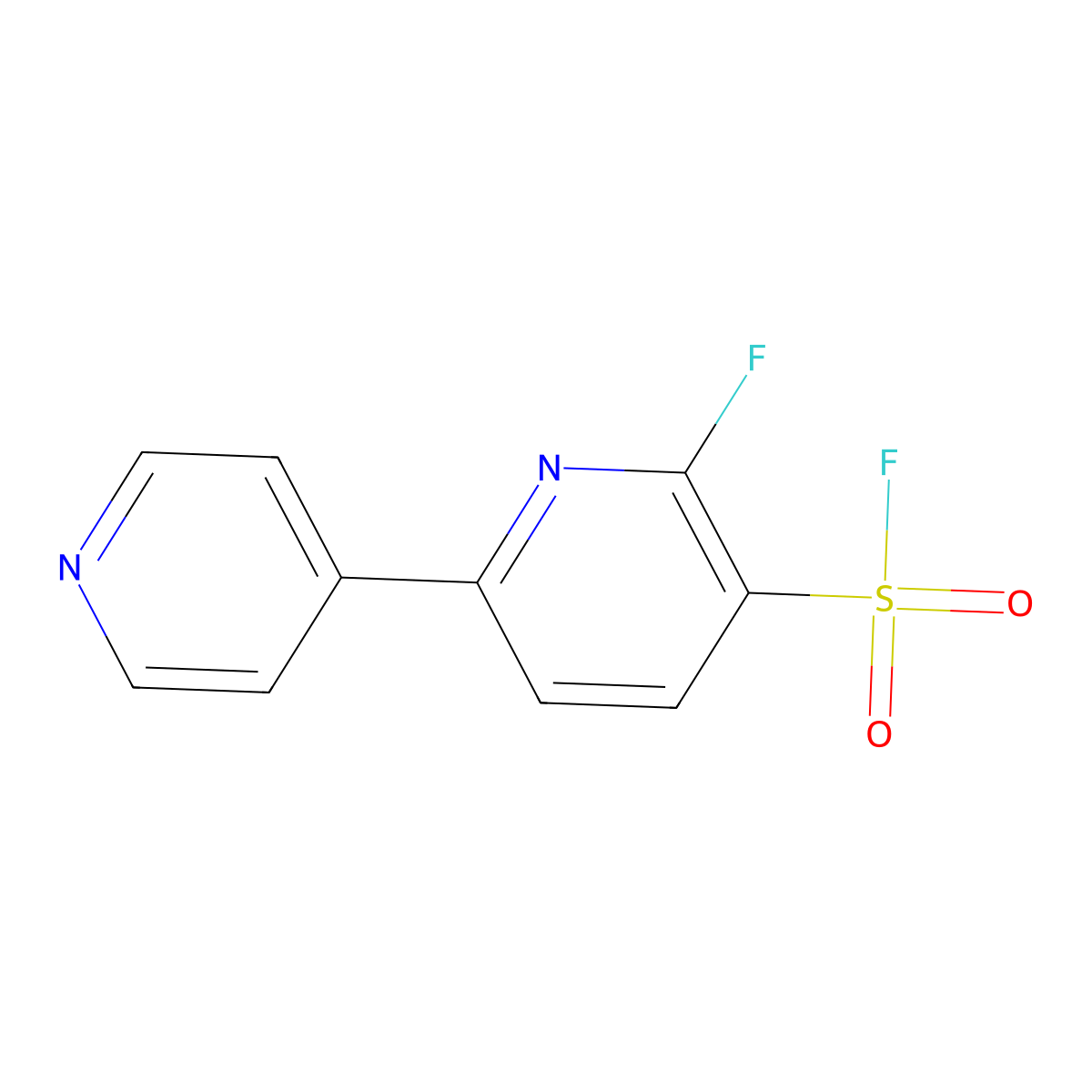2-Fluoro-6-(pyridin-4-yl)pyridine-3-sulfonyl fluoride molecular structure, CAS 2060030-71-7