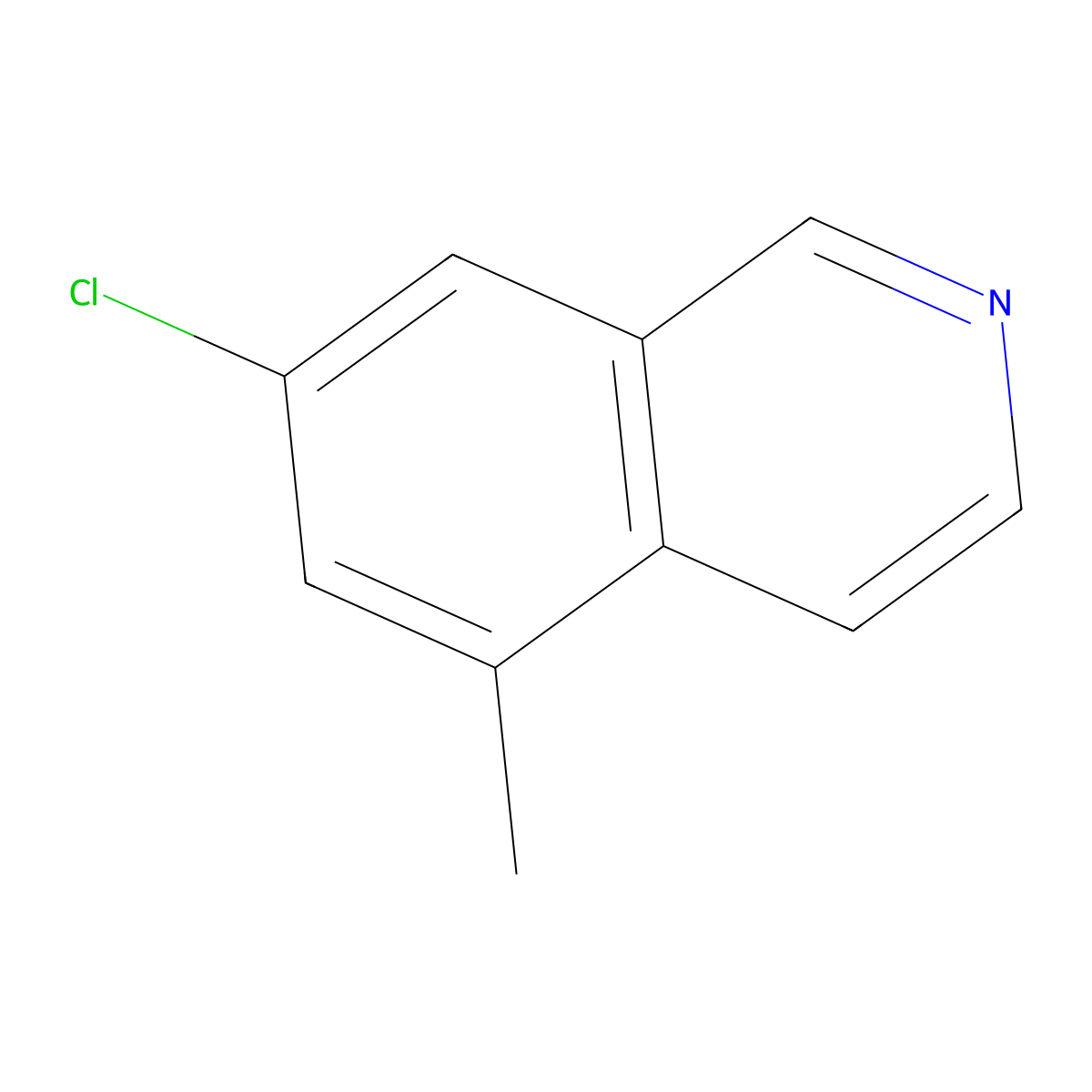 7-Chloro-5-methylisoquinoline molecular structure, CAS 2060030-84-2