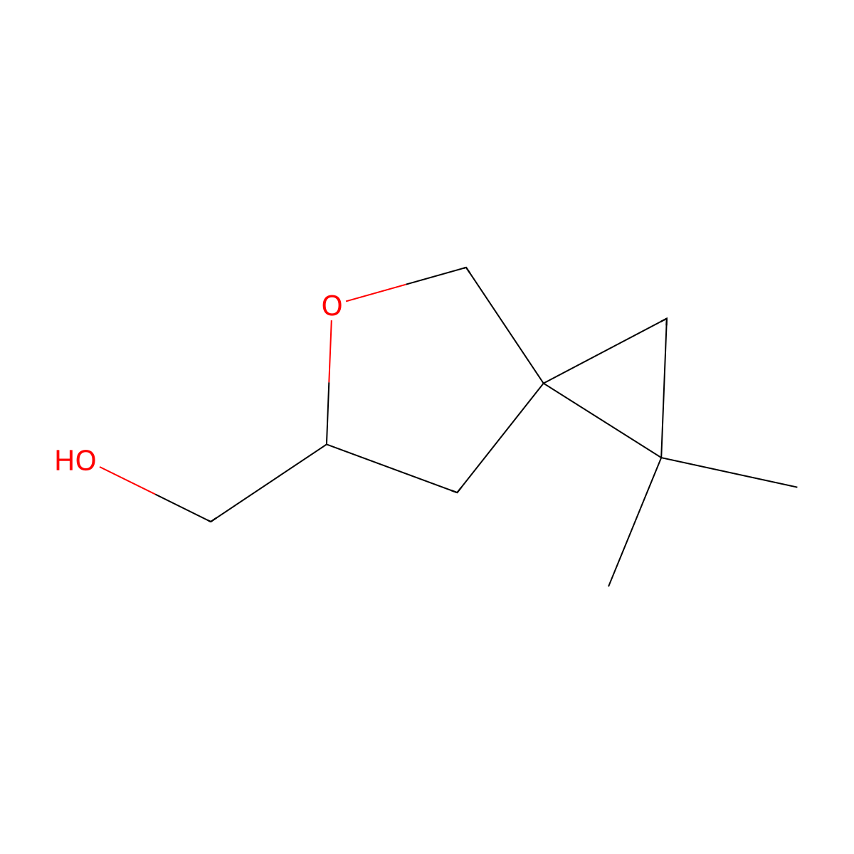 {1,1-Dimethyl-5-oxaspiro[2.4]heptan-6-yl}methanol molecular structure, CAS 2060030-96-6