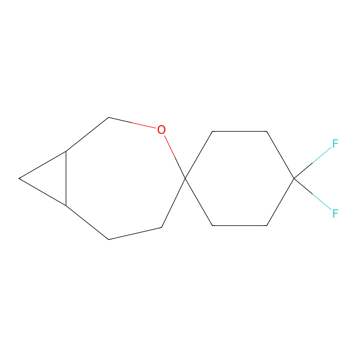 4',4'-Difluoro-3-oxaspiro[bicyclo[5.1.0]octane-4,1'-cyclohexane] molecular structure, CAS 2060031-84-5