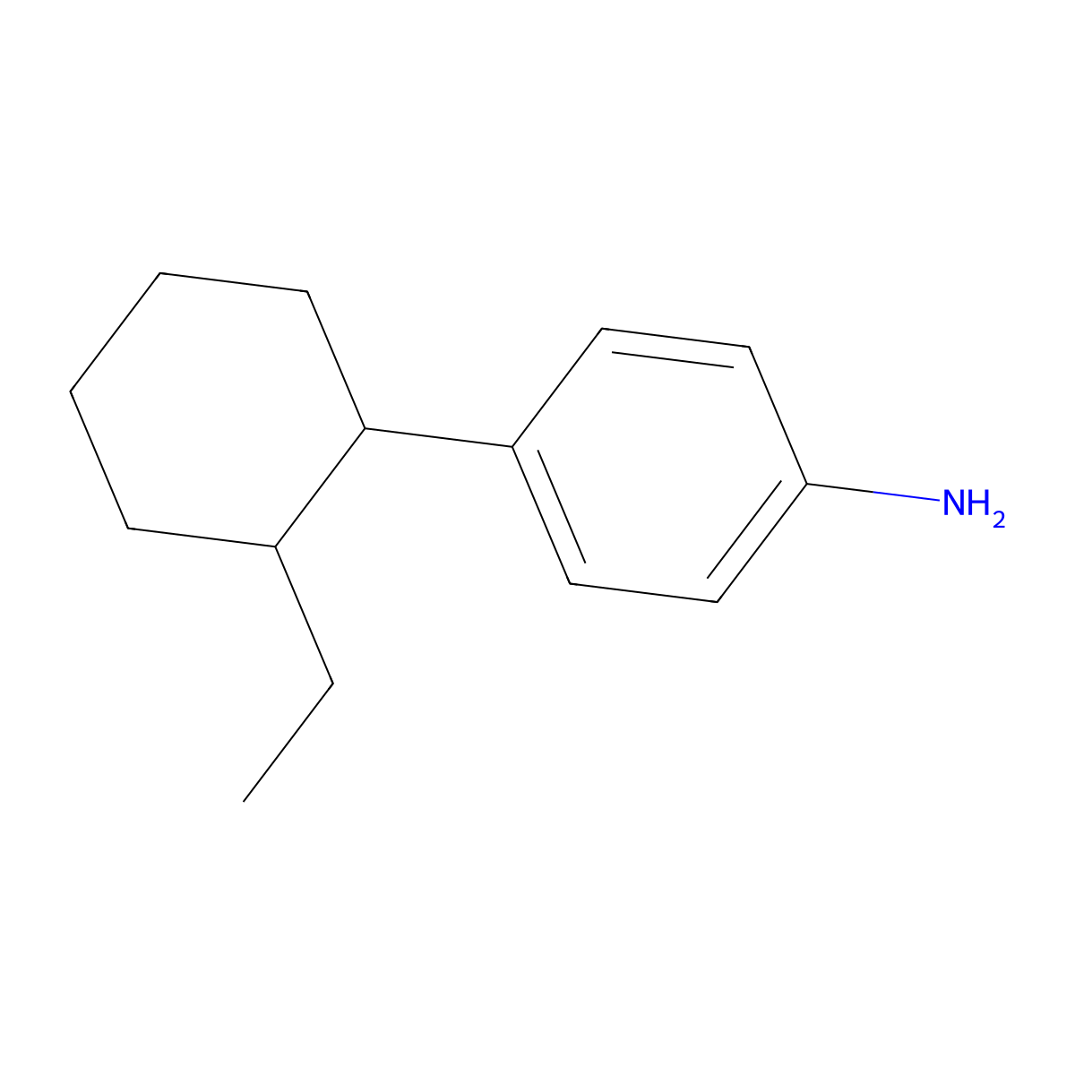 4-(2-Ethylcyclohexyl)aniline molecular structure, CAS 2060032-35-9