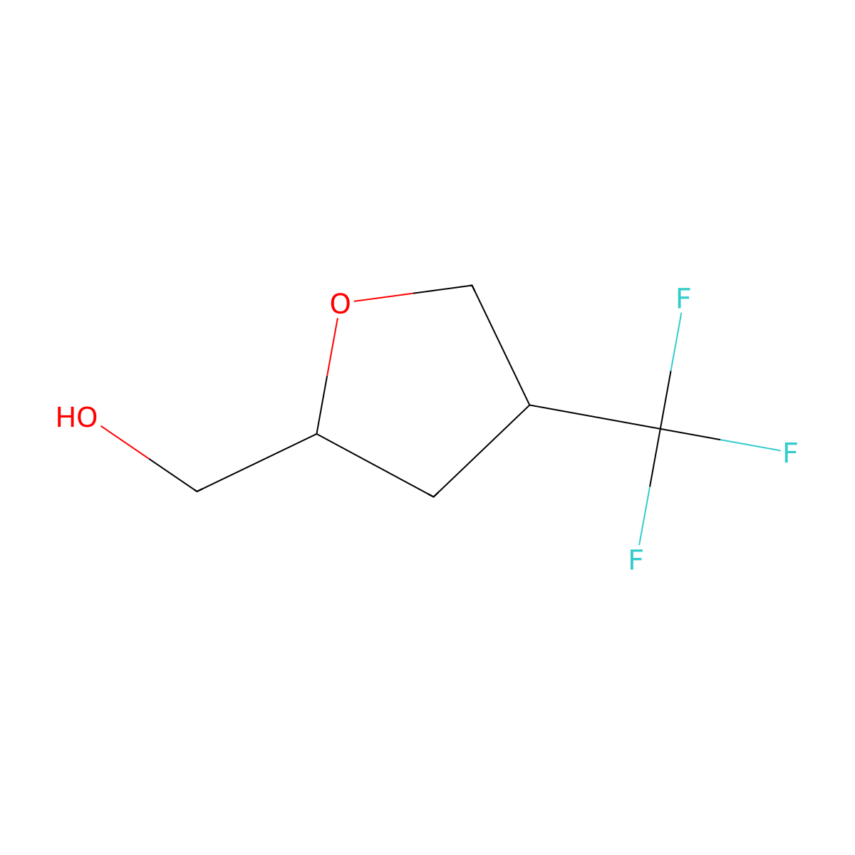 [4-(Trifluoromethyl)oxolan-2-yl]methanol molecular structure, CAS 2060032-45-1
