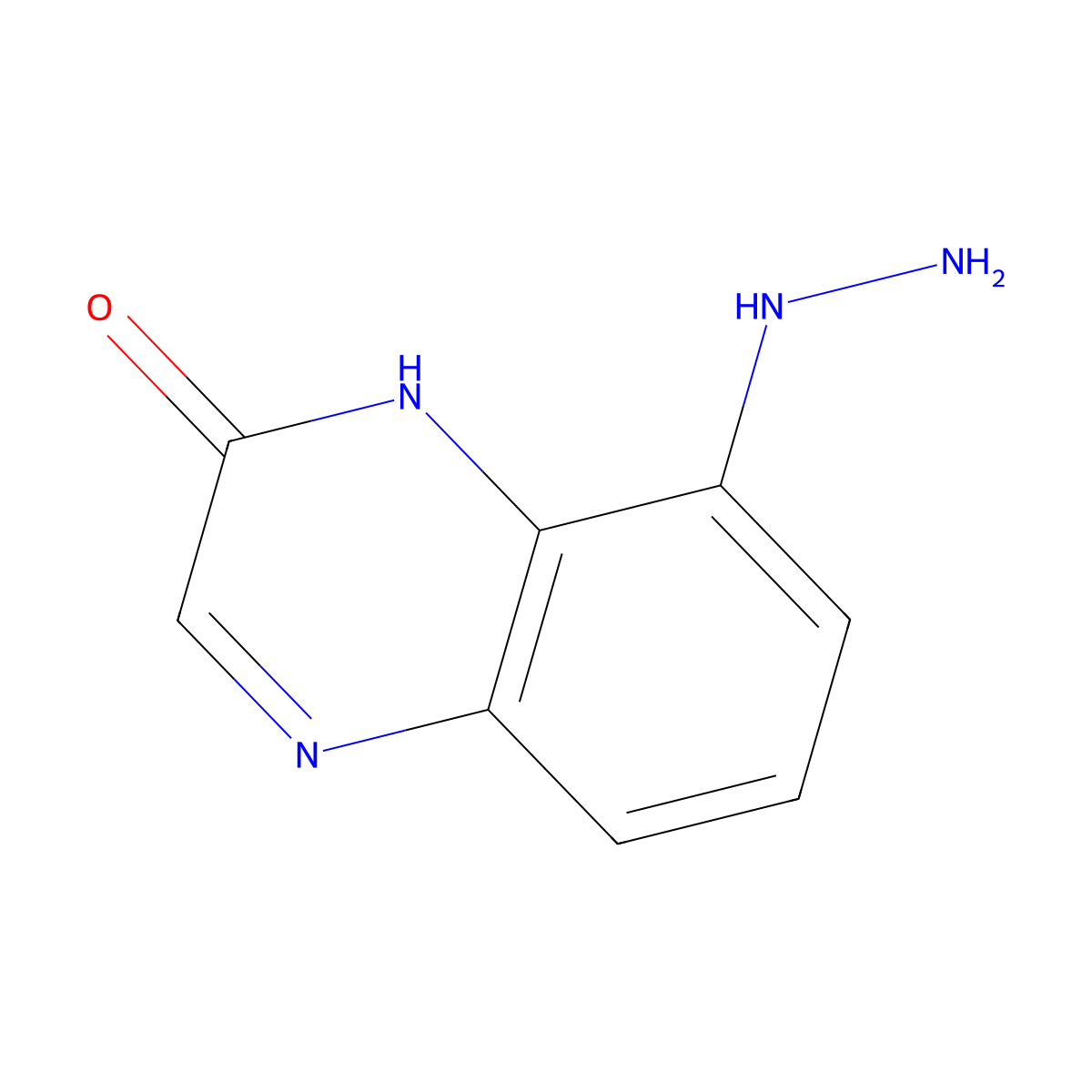 8-Hydrazinyl-1,2-dihydroquinoxalin-2-one molecular structure, CAS 2060033-67-0
