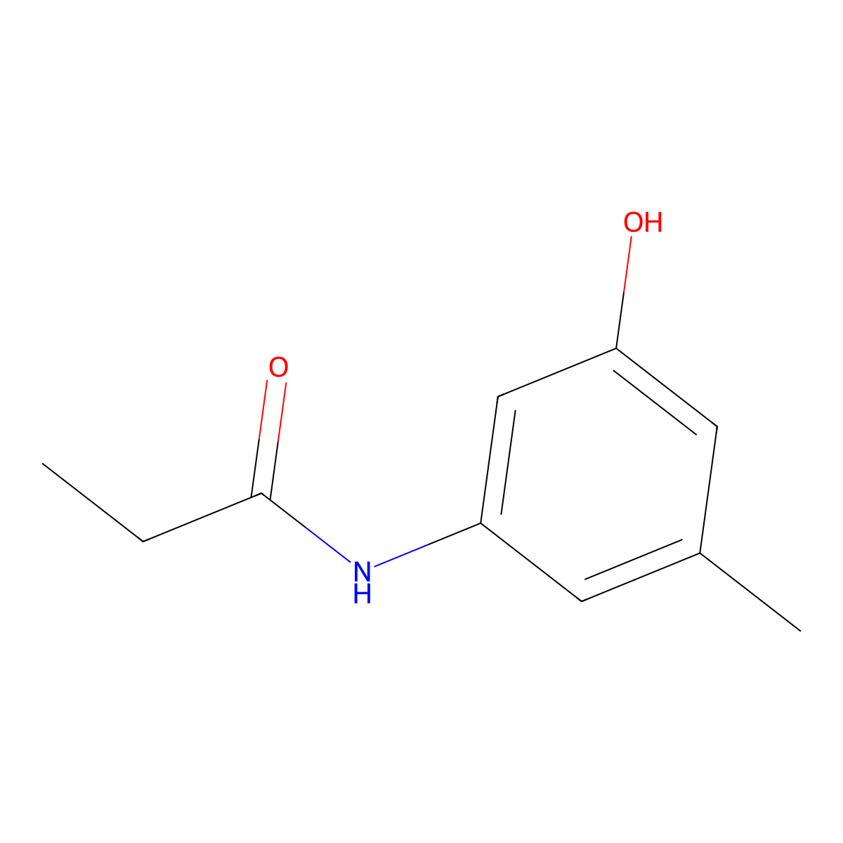 N-(3-Hydroxy-5-methylphenyl)propanamide molecular structure, CAS 2060033-69-2
