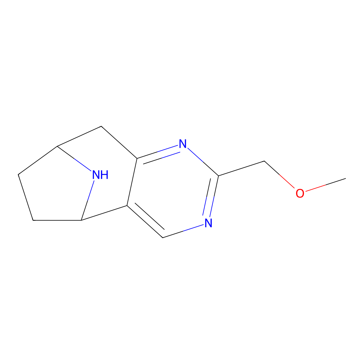 5-(Methoxymethyl)-4,6,12-triazatricyclo[7.2.1.0,2,7]dodeca-2,4,6-triene molecular structure, CAS 2060034-27-5