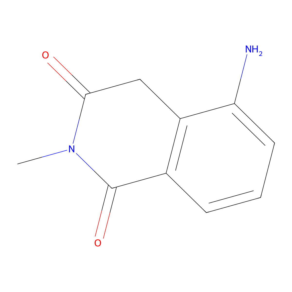 5-Amino-2-methyl-1,2,3,4-tetrahydroisoquinoline-1,3-dione molecular structure, CAS 2060034-61-7