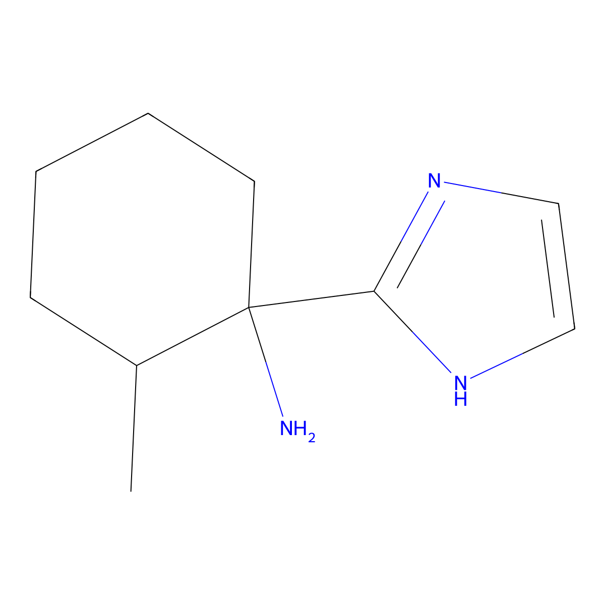 1-(1H-Imidazol-2-yl)-2-methylcyclohexan-1-amine molecular structure, CAS 2060034-89-9