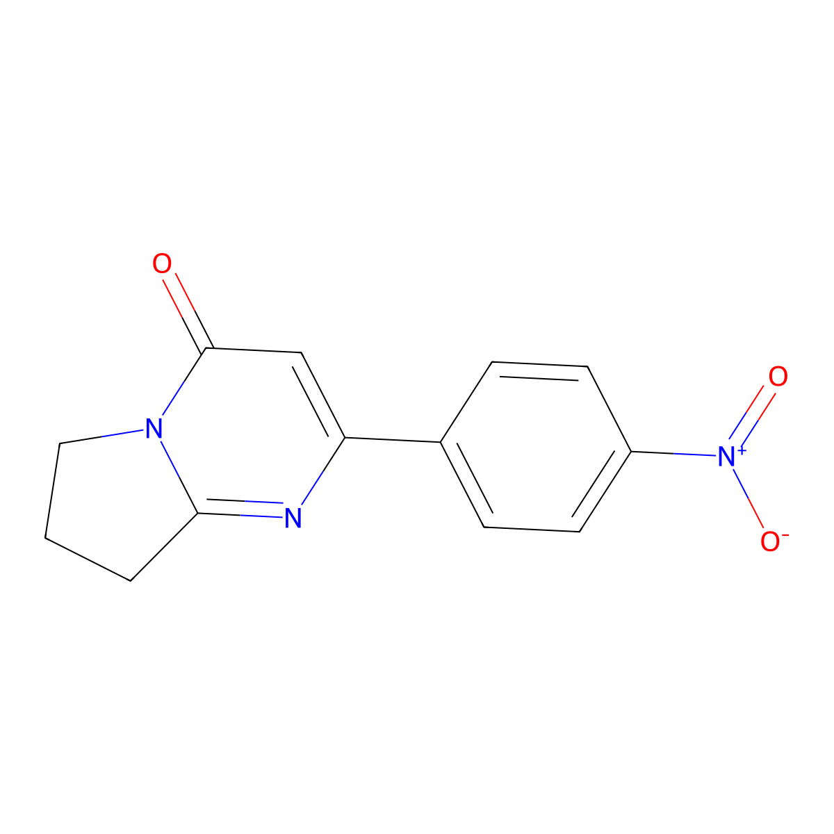 2-(4-Nitrophenyl)-4H,6H,7H,8H-pyrrolo[1,2-a]pyrimidin-4-one molecular structure, CAS 2060034-94-6