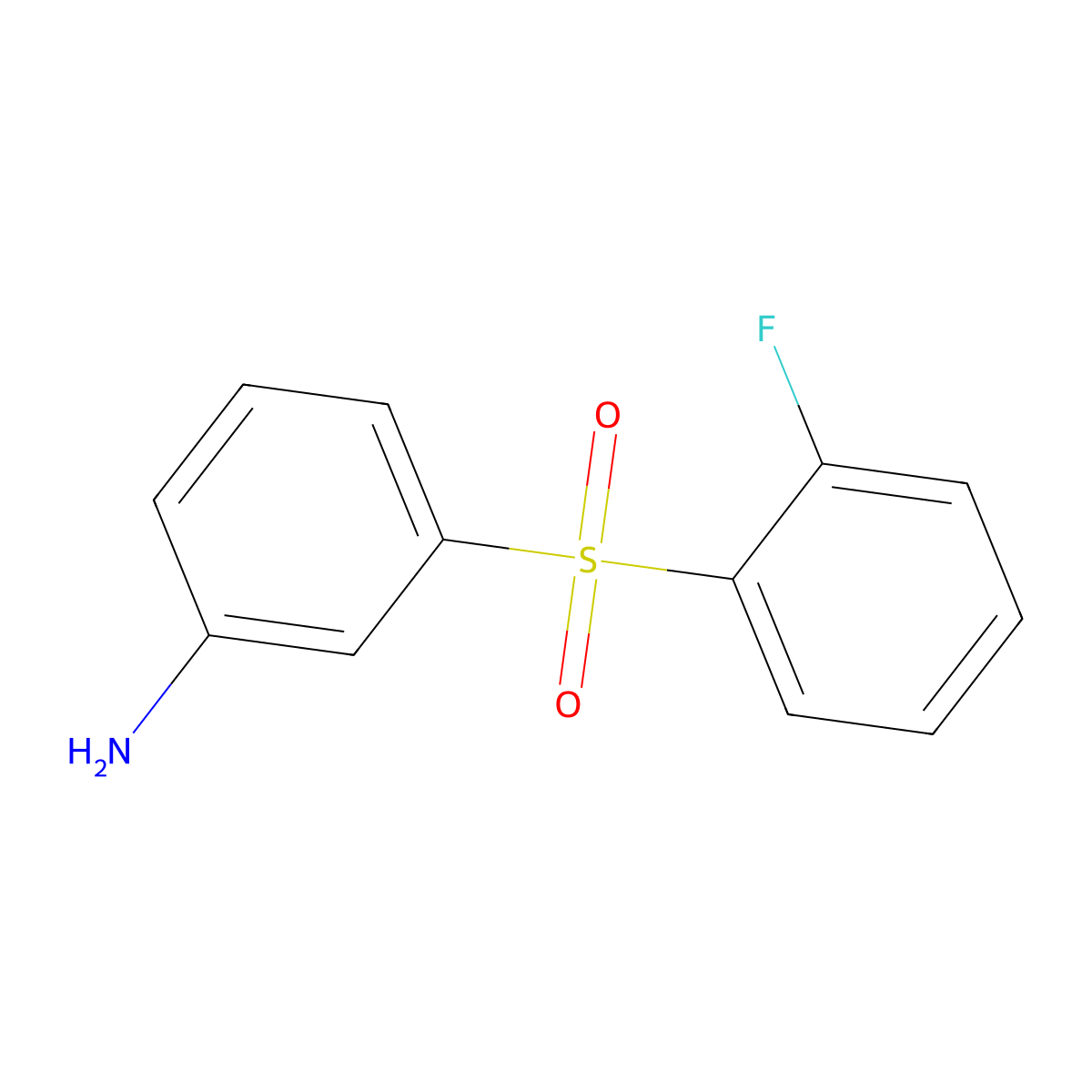 3-(2-Fluorobenzenesulfonyl)aniline molecular structure, CAS 2060035-00-7