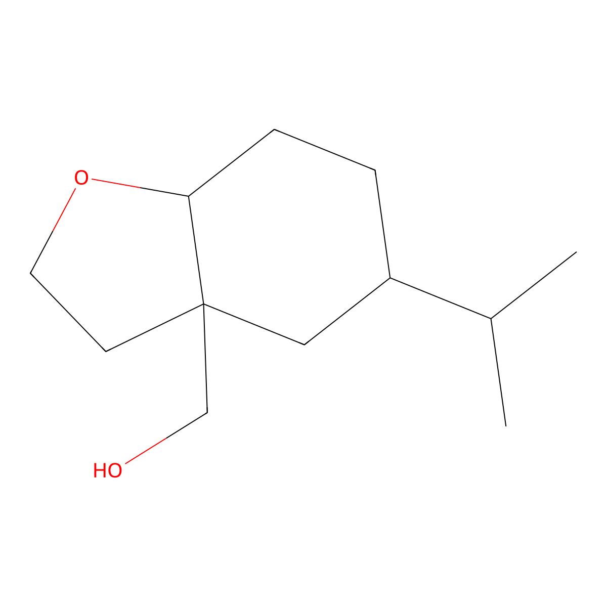 [5-(Propan-2-yl)-octahydro-1-benzofuran-3a-yl]methanol molecular structure, CAS 2060035-05-2