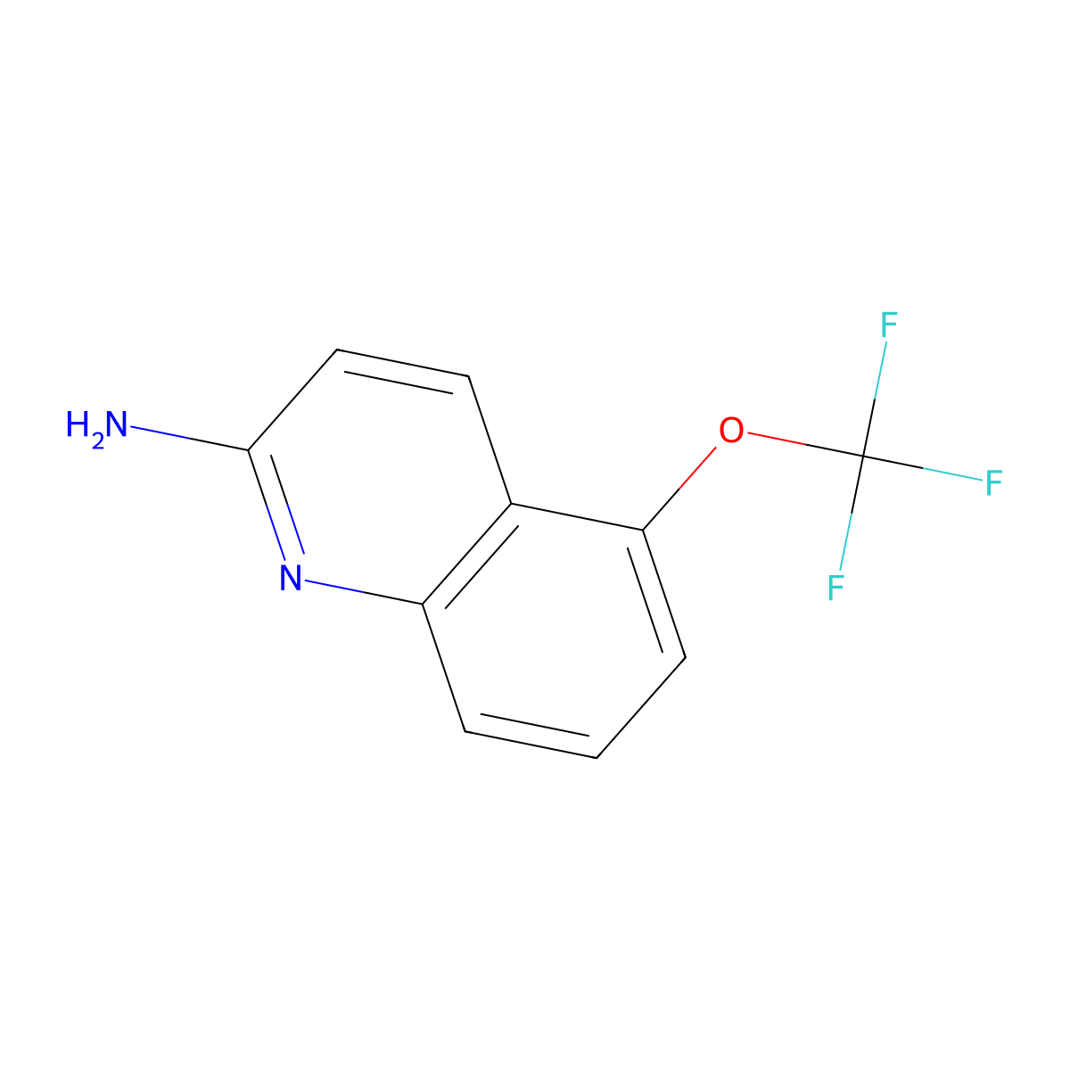 5-(Trifluoromethoxy)quinolin-2-amine molecular structure, CAS 2060035-31-4