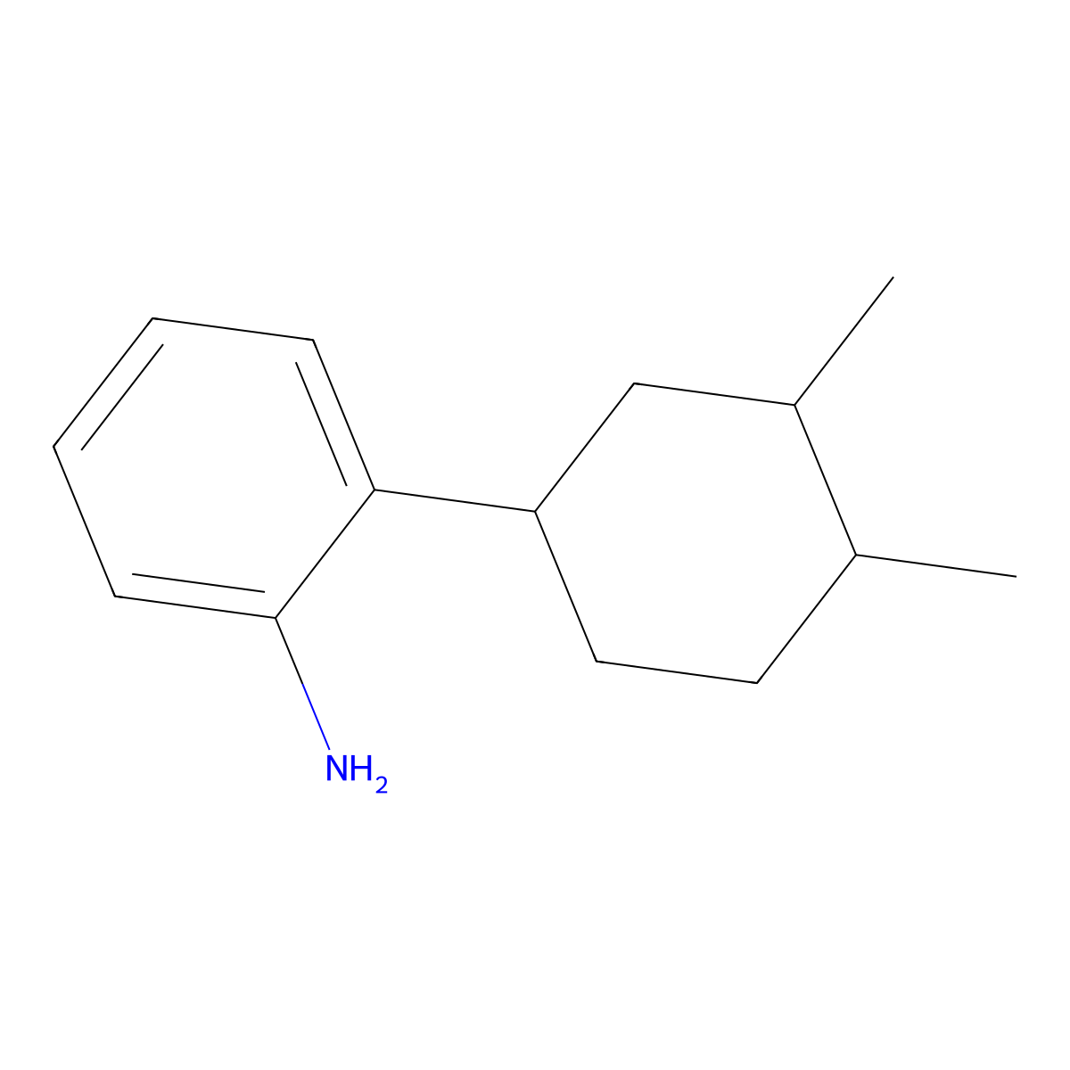 2-(3,4-Dimethylcyclohexyl)aniline molecular structure, CAS 2060035-39-2