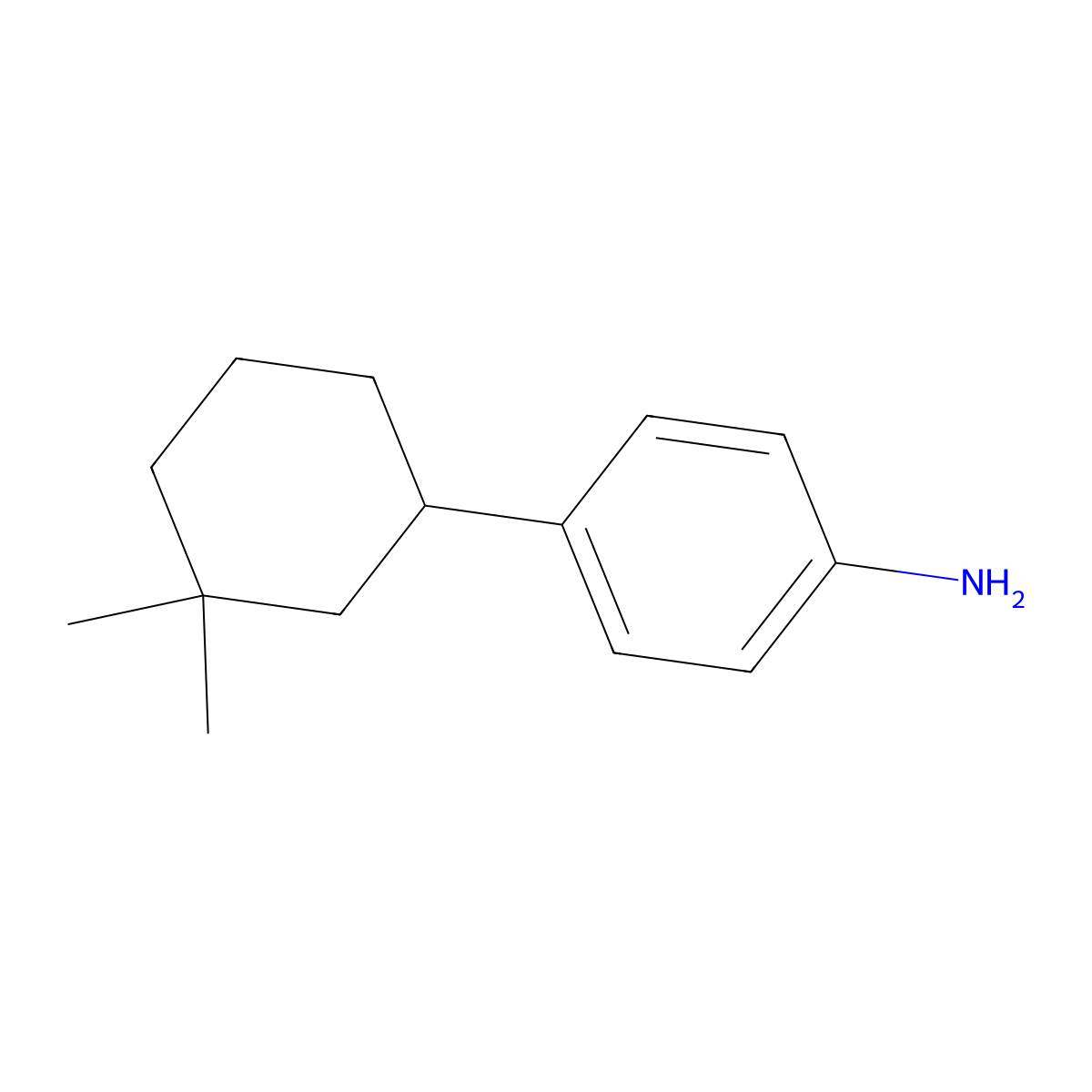4-(3,3-Dimethylcyclohexyl)aniline molecular structure, CAS 2060035-47-2