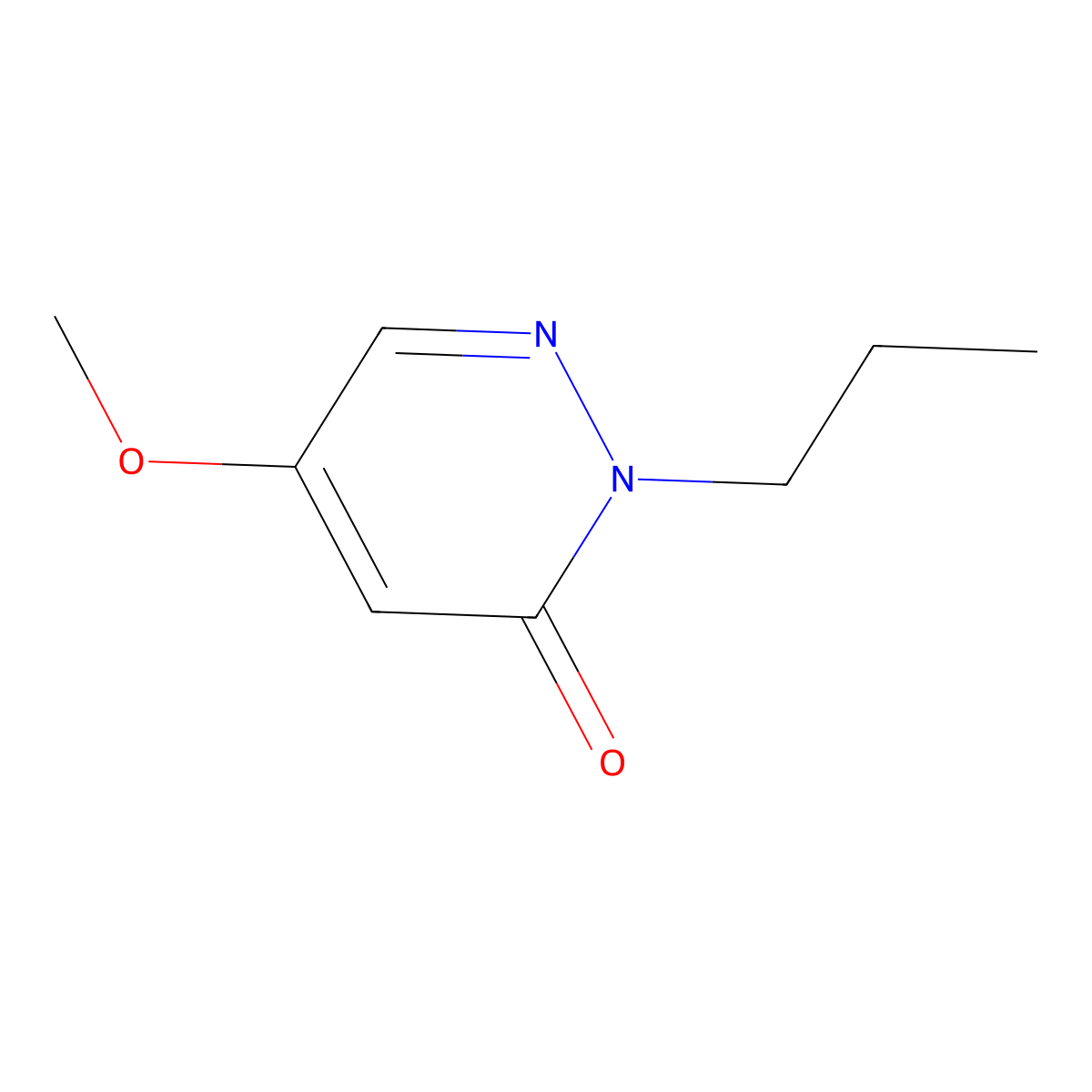 5-Methoxy-2-propyl-2,3-dihydropyridazin-3-one molecular structure, CAS 2060035-66-5