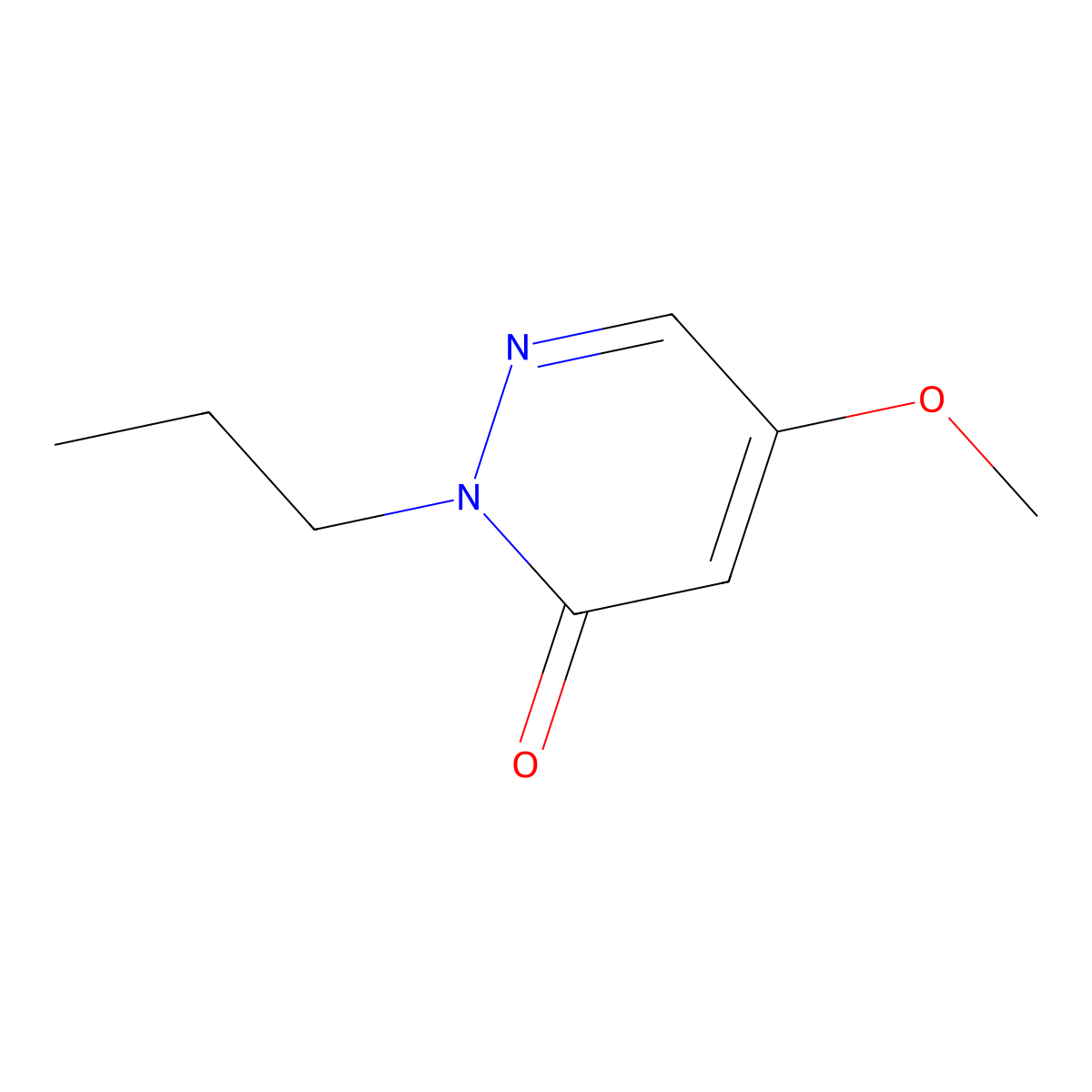 5-Methoxy-2-propyl-2,3-dihydropyridazin-3-one molecular structure, CAS 2060035-66-5