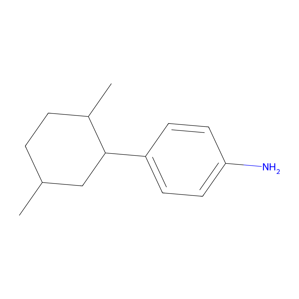 4-(2,5-Dimethylcyclohexyl)aniline molecular structure, CAS 2060035-69-8