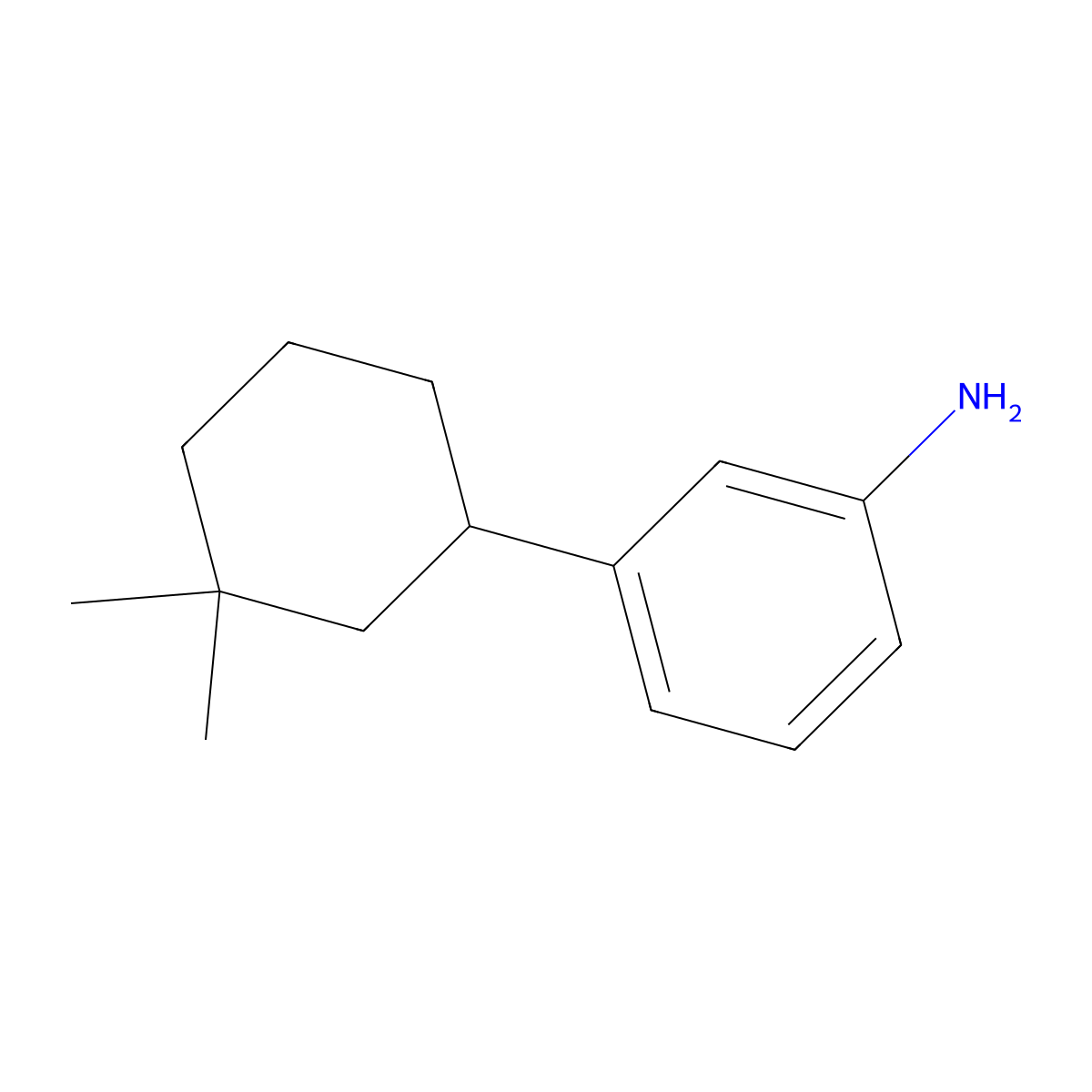 3-(3,3-Dimethylcyclohexyl)aniline molecular structure, CAS 2060035-76-7