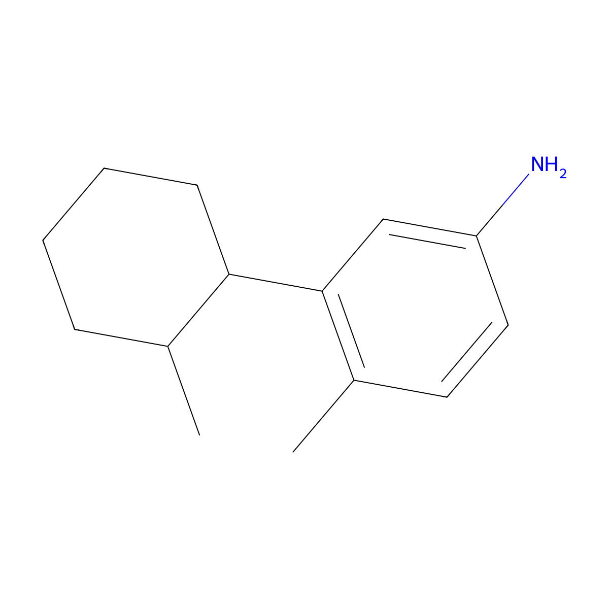 4-Methyl-3-(2-methylcyclohexyl)aniline molecular structure, CAS 2060035-94-9