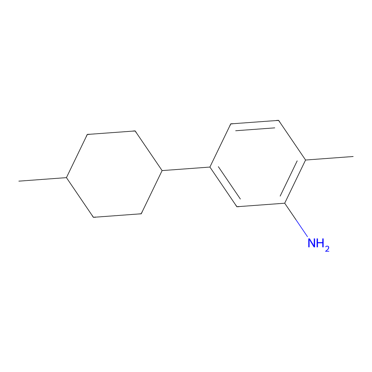 2-Methyl-5-(4-methylcyclohexyl)aniline molecular structure, CAS 2060036-00-0