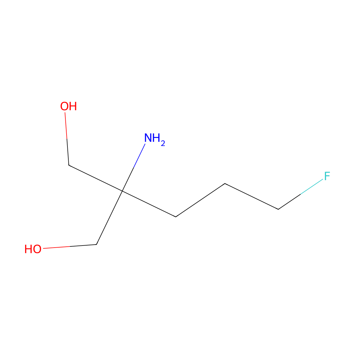 2-Amino-2-(3-fluoropropyl)propane-1,3-diol molecular structure, CAS 2060036-10-2
