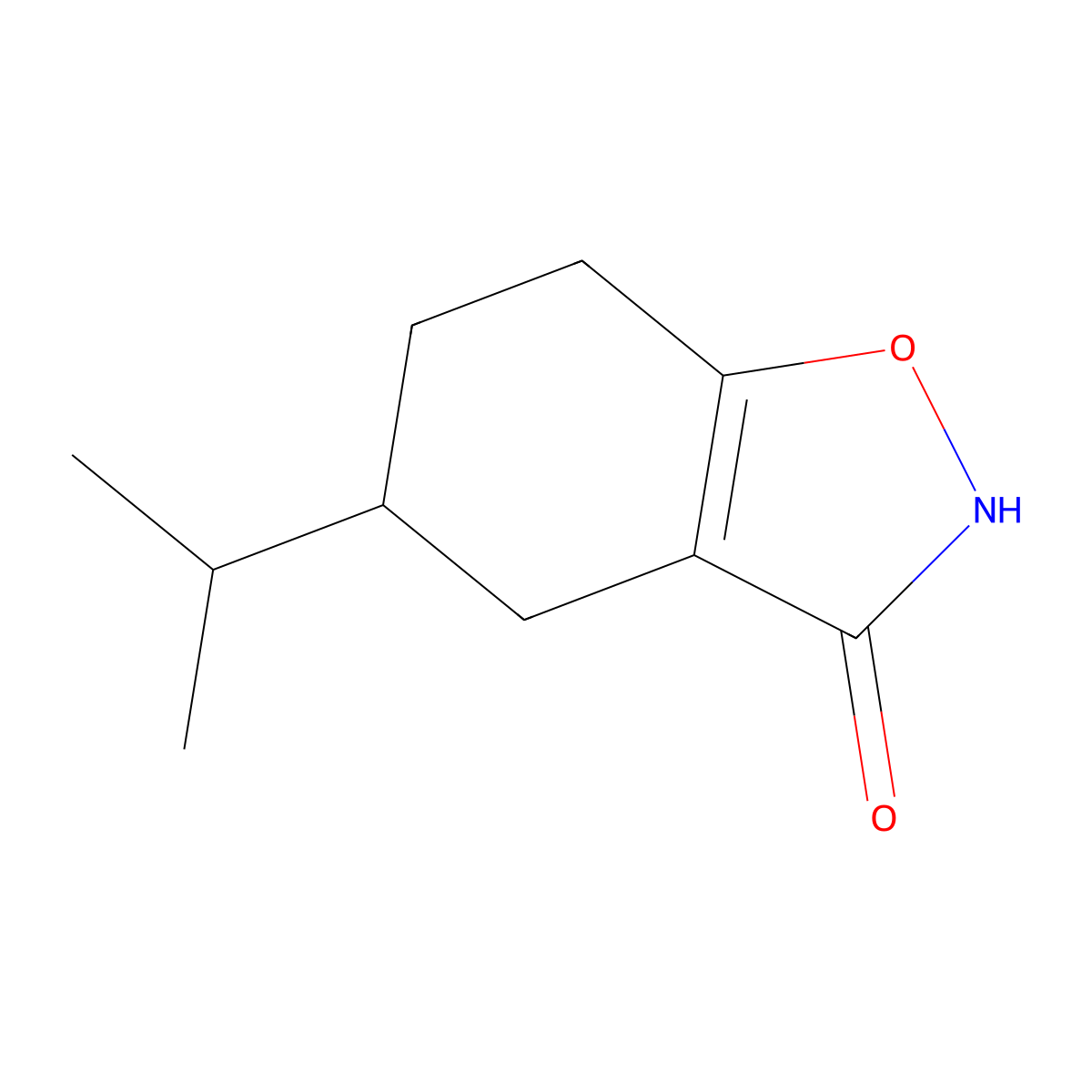 5-(Propan-2-yl)-4,5,6,7-tetrahydro-1,2-benzoxazol-3-ol molecular structure, CAS 2060036-37-3