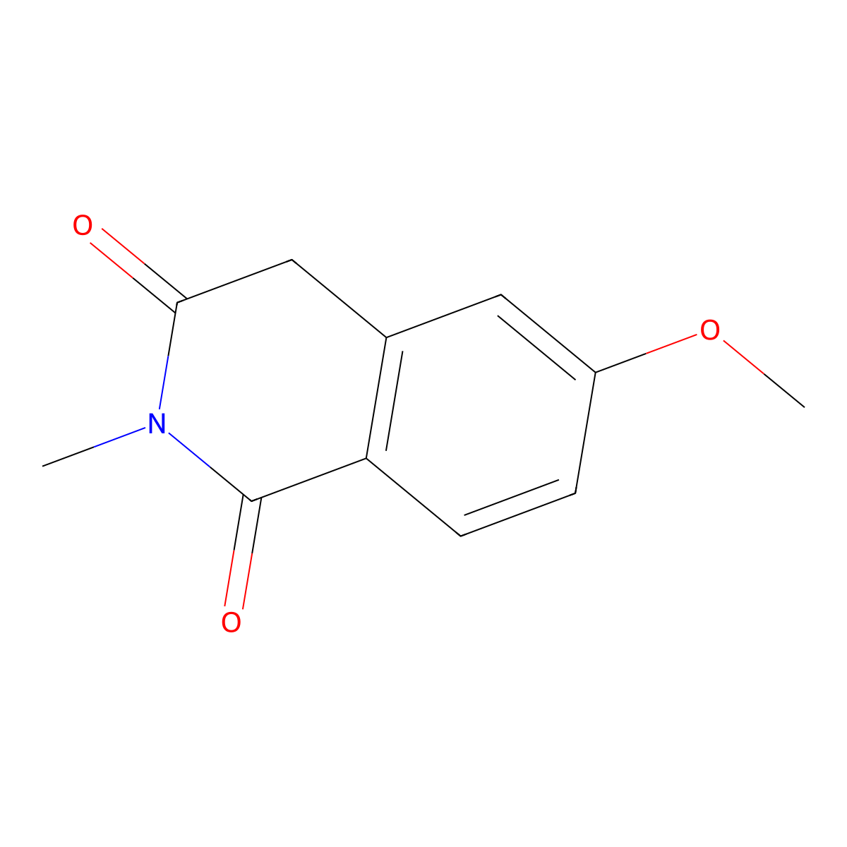 6-Methoxy-2-methyl-1,2,3,4-tetrahydroisoquinoline-1,3-dione molecular structure, CAS 2060037-13-8