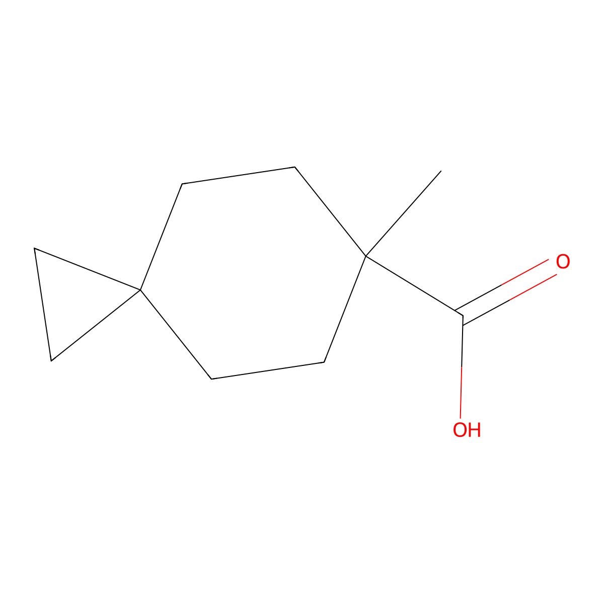 6-Methylspiro[2.5]octane-6-carboxylic acid molecular structure, CAS 2060037-19-4