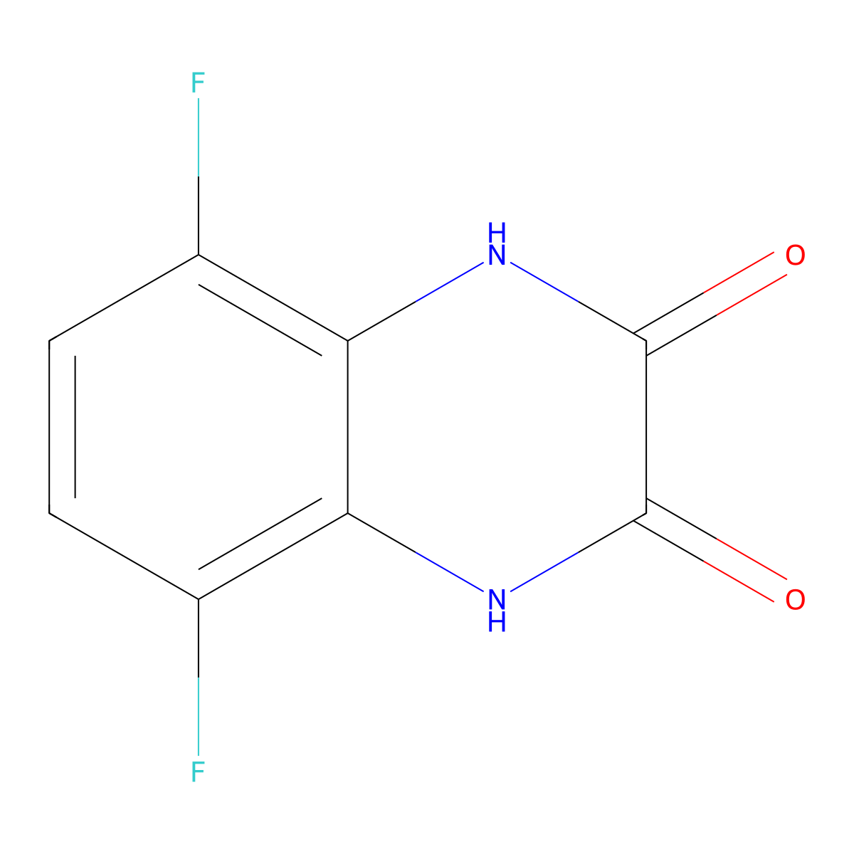 5,8-Difluoroquinoxaline-2,3-diol molecular structure, CAS 2060037-73-0