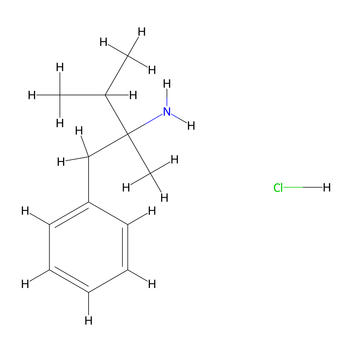 2,3-Dimethyl-1-phenylbutan-2-amine hydrochloride molecular structure, CAS 2060037-84-3