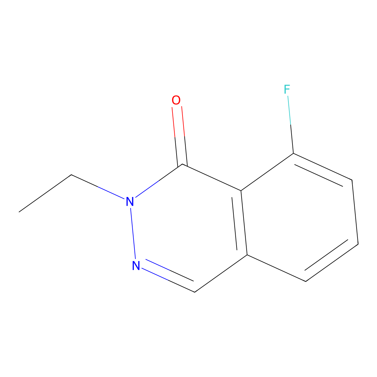 2-Ethyl-8-fluoro-1,2-dihydrophthalazin-1-one molecular structure, CAS 2060038-44-8