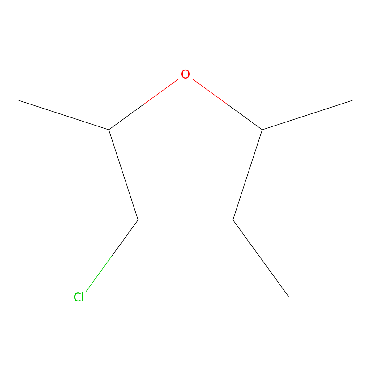 3-Chloro-2,4,5-trimethyloxolane molecular structure, CAS 2060038-46-0