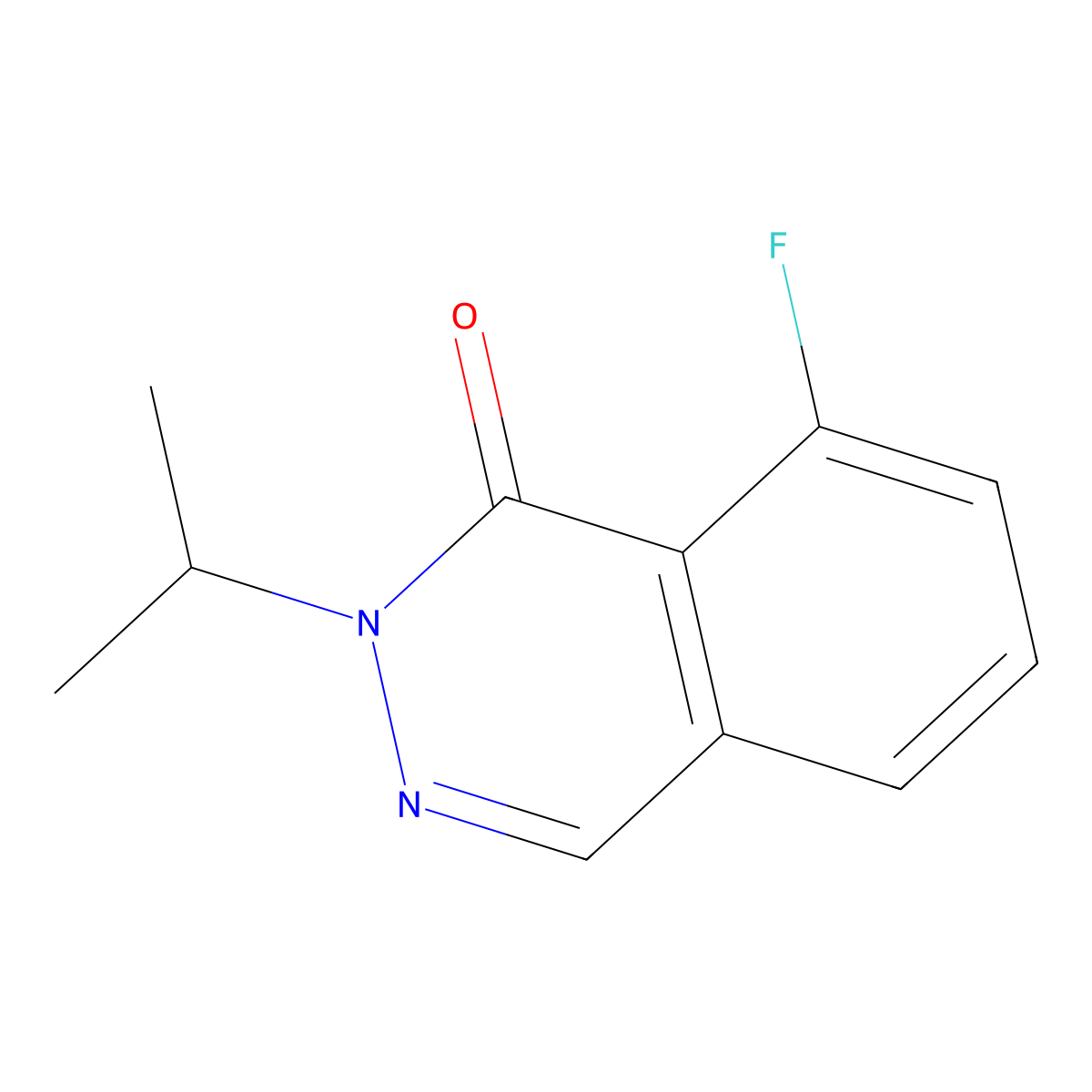 8-Fluoro-2-(propan-2-yl)-1,2-dihydrophthalazin-1-one molecular structure, CAS 2060038-51-7