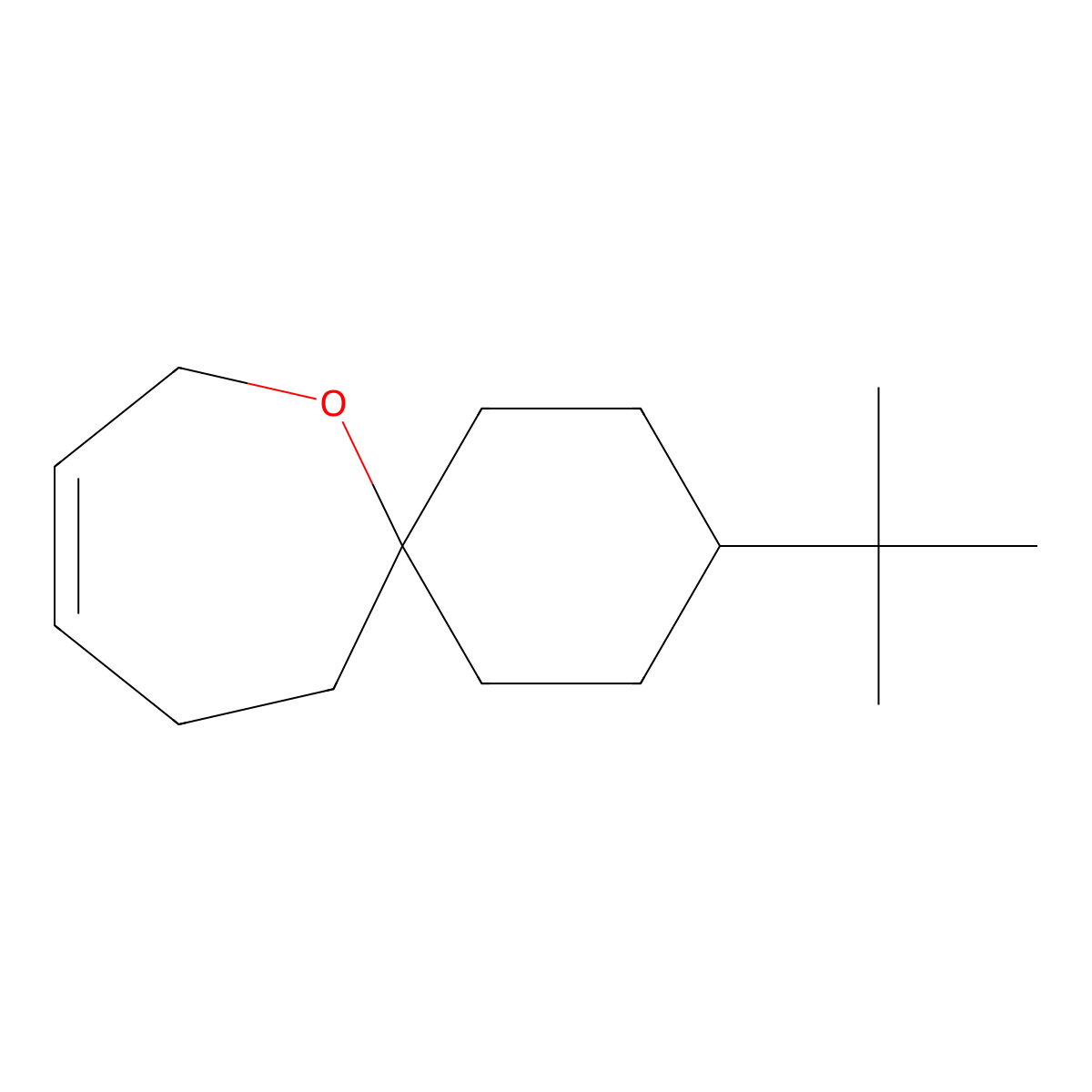 3-tert-Butyl-7-oxaspiro[5.6]dodec-9-ene molecular structure, CAS 2060038-53-9