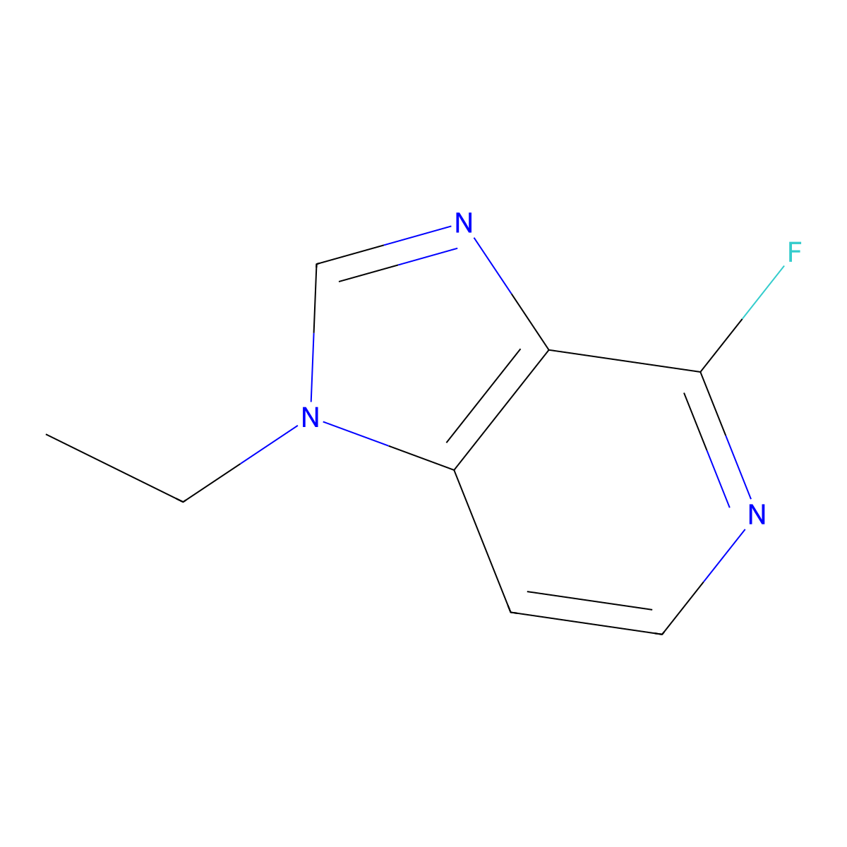1-Ethyl-4-fluoro-1H-imidazo[4,5-c]pyridine molecular structure, CAS 2060038-92-6
