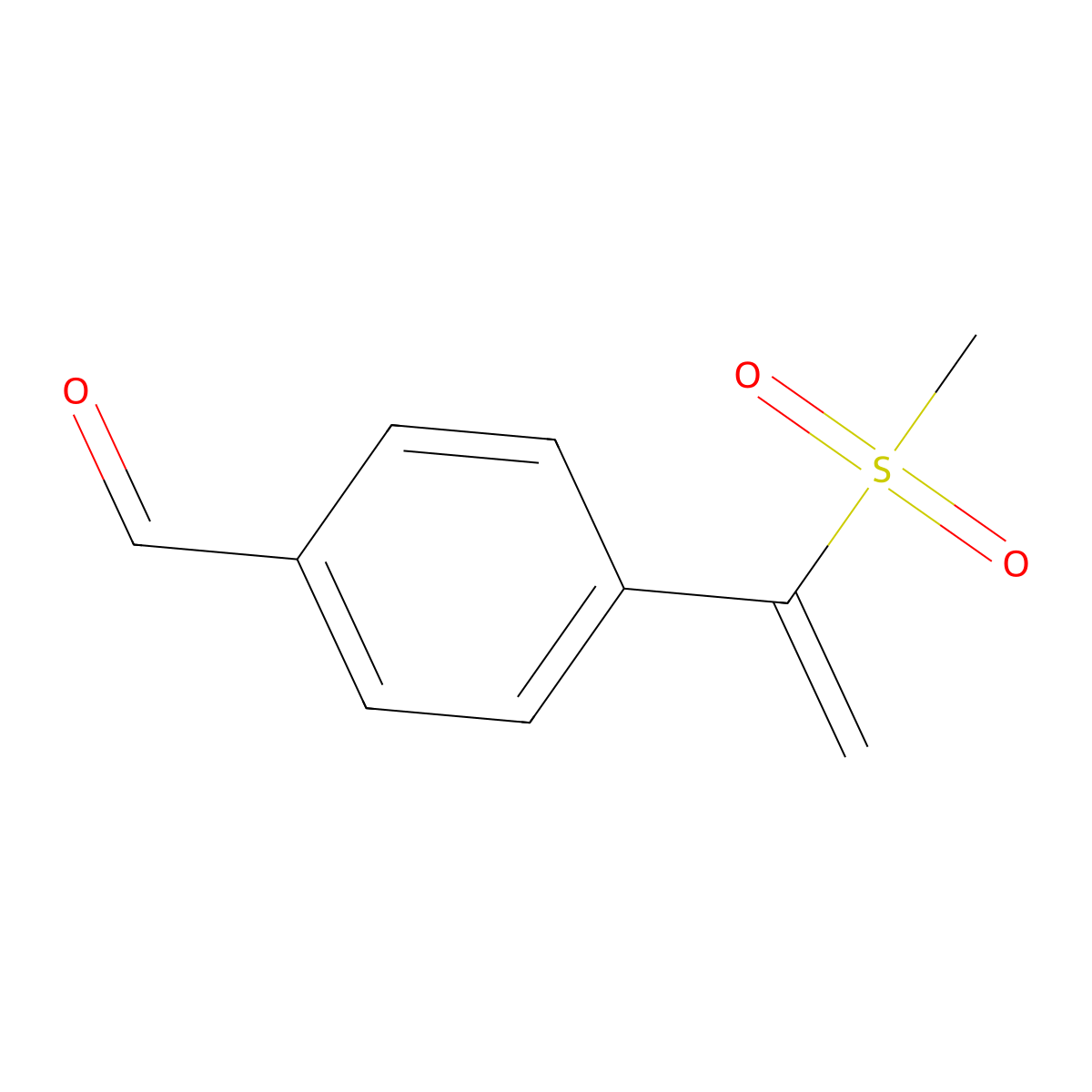 4-(1-Methanesulfonylethenyl)benzaldehyde molecular structure, CAS 2060038-97-1