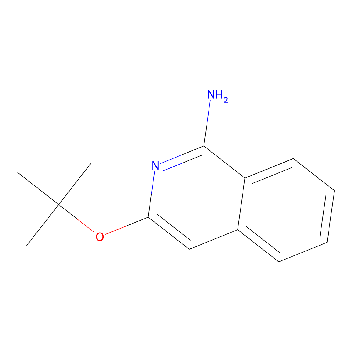 3-(tert-Butoxy)isoquinolin-1-amine molecular structure, CAS 2060039-24-7