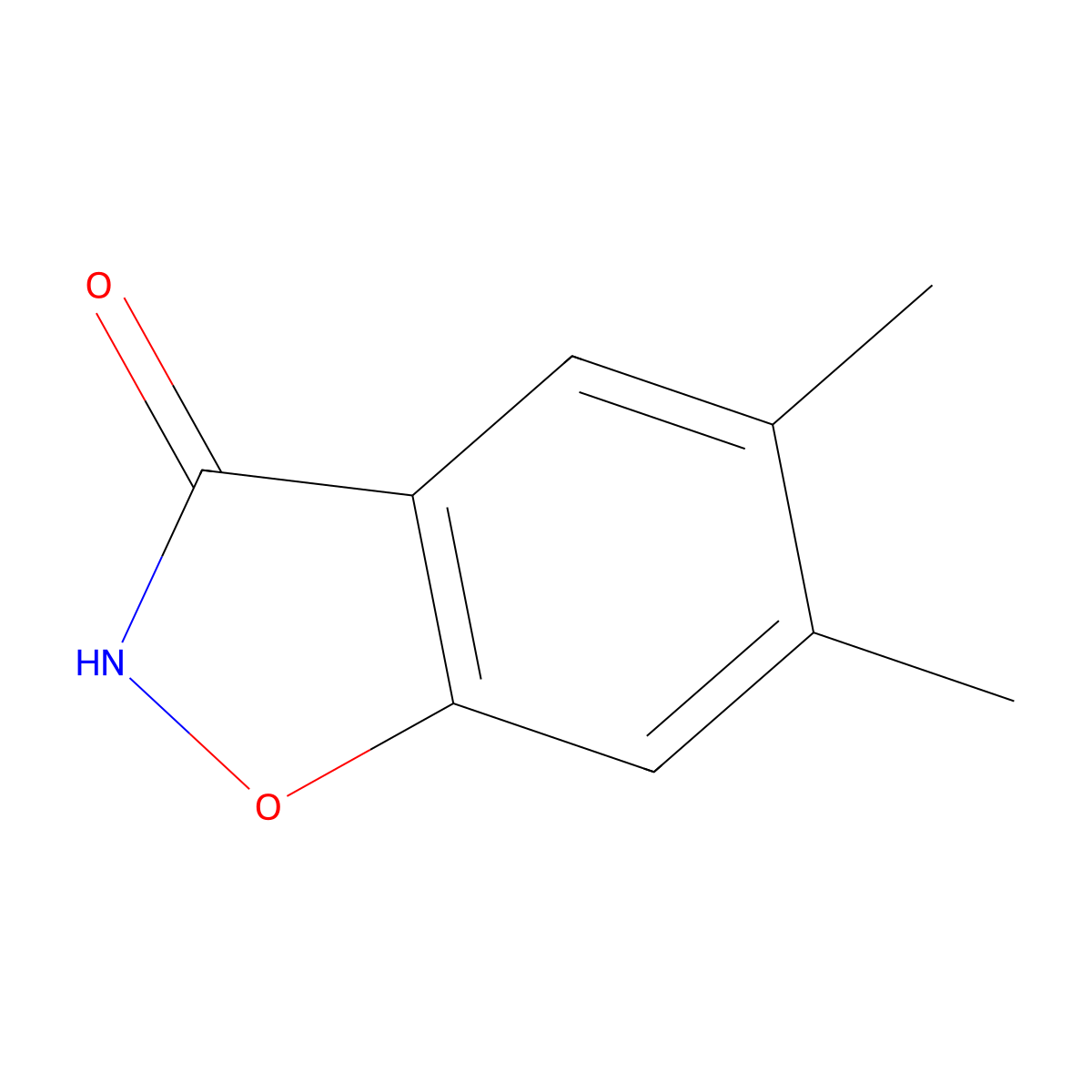 5,6-Dimethyl-1,2-benzoxazol-3-ol molecular structure, CAS 2060039-61-2