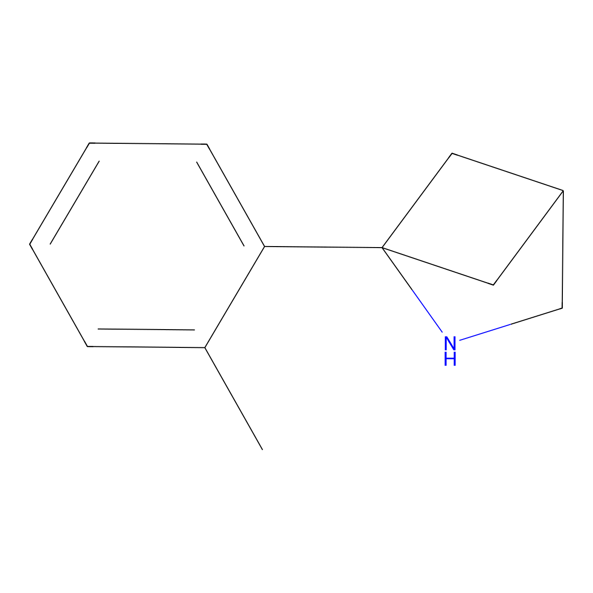 1-(2-Methylphenyl)-2-azabicyclo[2.1.1]hexane molecular structure, CAS 2060039-71-4