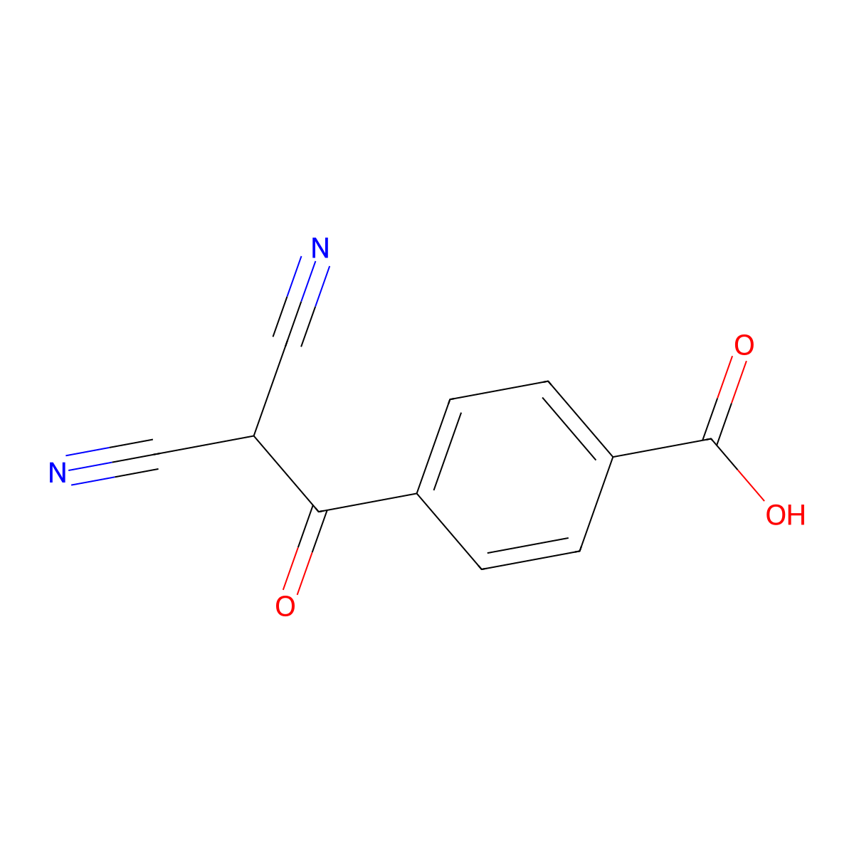 4-(2,2-Dicyanoacetyl)benzoic acid molecular structure, CAS 2060039-92-9