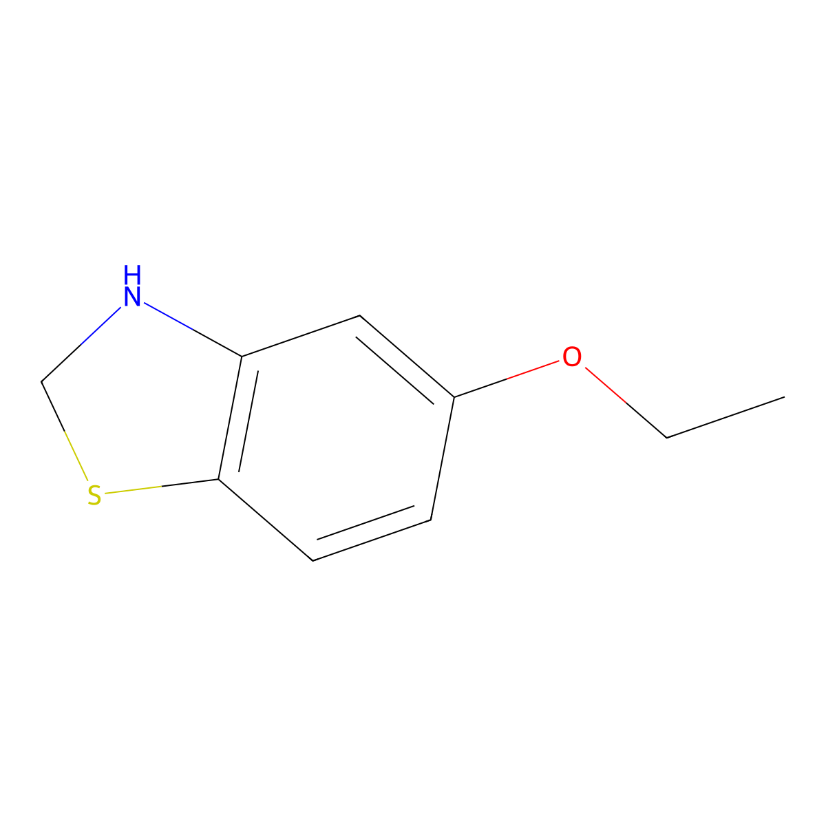 5-Ethoxy-2,3-dihydro-1,3-benzothiazole molecular structure, CAS 2060040-02-8