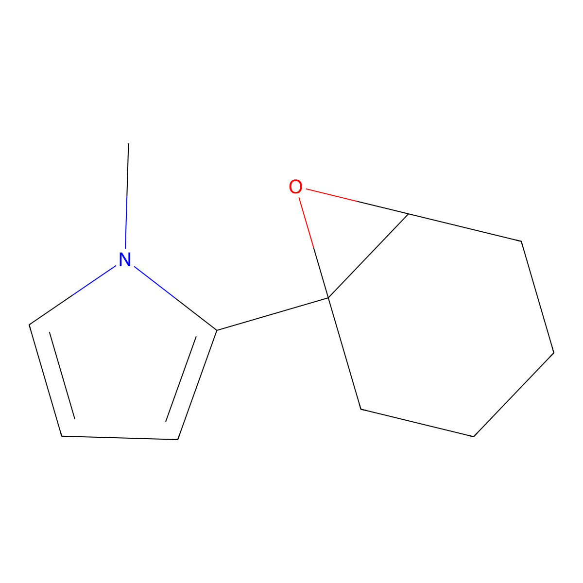 1-Methyl-2-{7-oxabicyclo[4.1.0]heptan-1-yl}-1H-pyrrole molecular structure, CAS 2060040-22-2