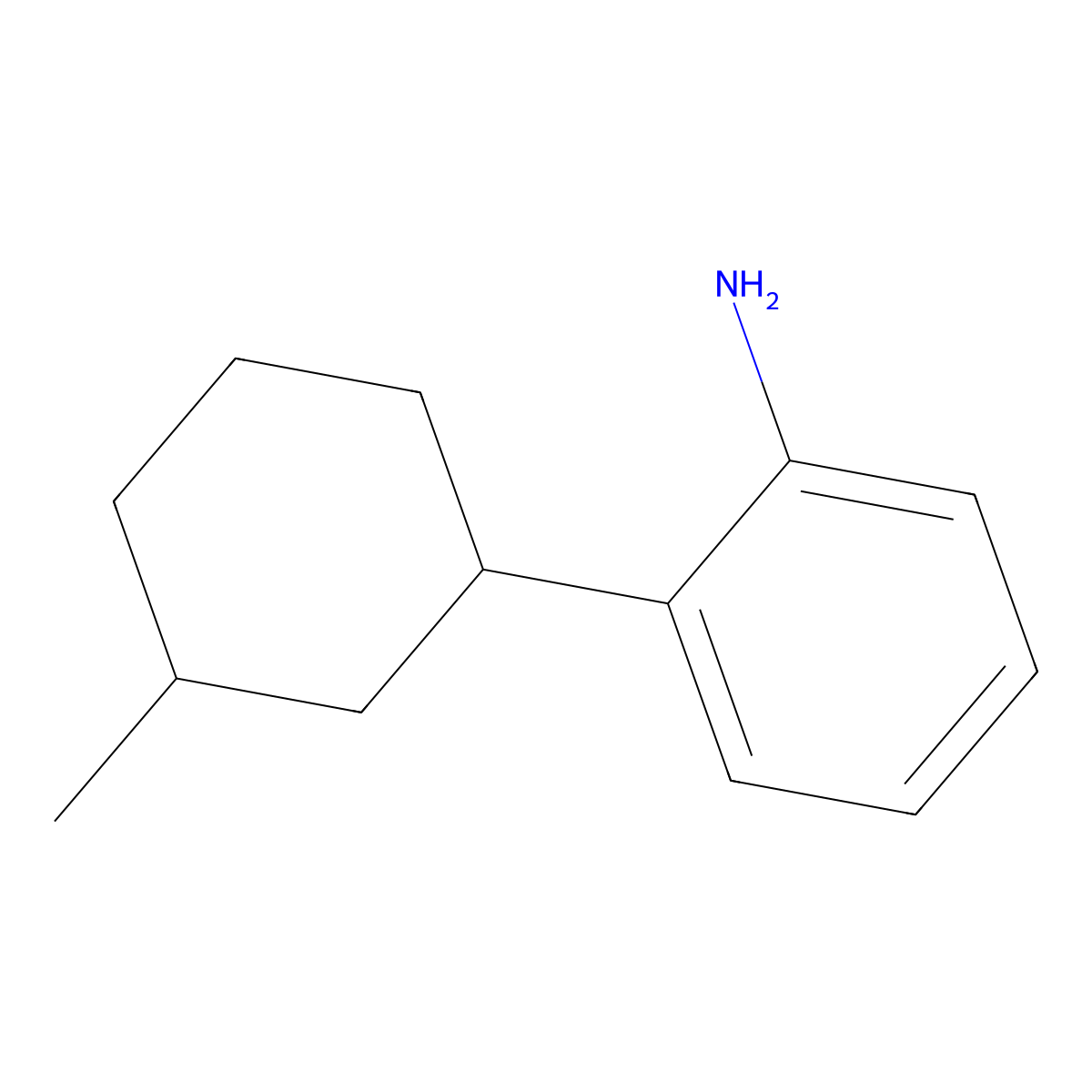 2-(3-Methylcyclohexyl)aniline molecular structure, CAS 2060040-31-3