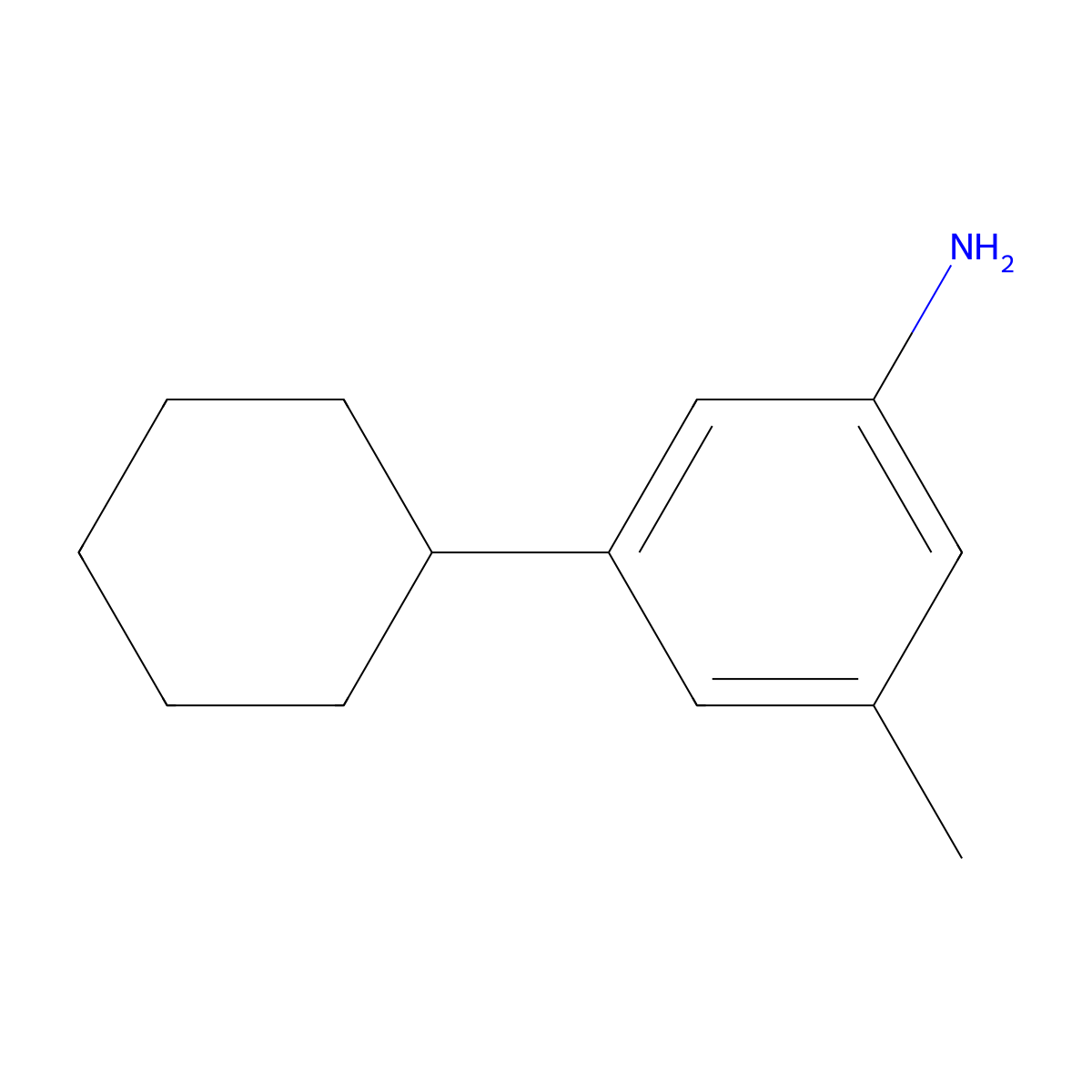 3-Cyclohexyl-5-methylaniline molecular structure, CAS 2060040-81-3