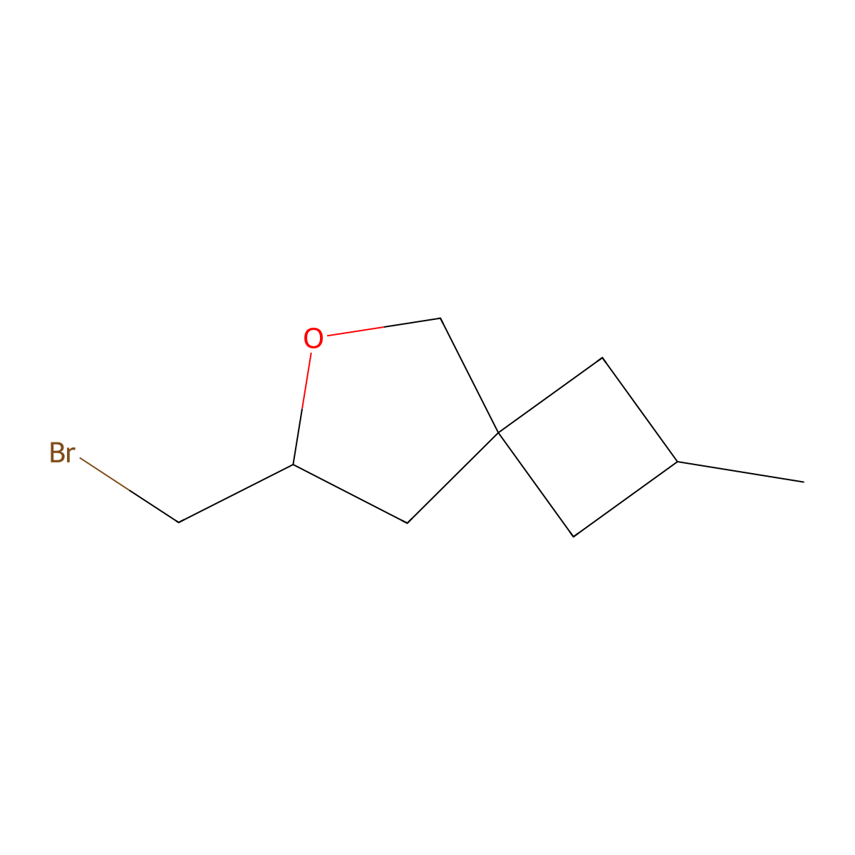 7-(Bromomethyl)-2-methyl-6-oxaspiro[3.4]octane molecular structure, CAS 2060041-48-5